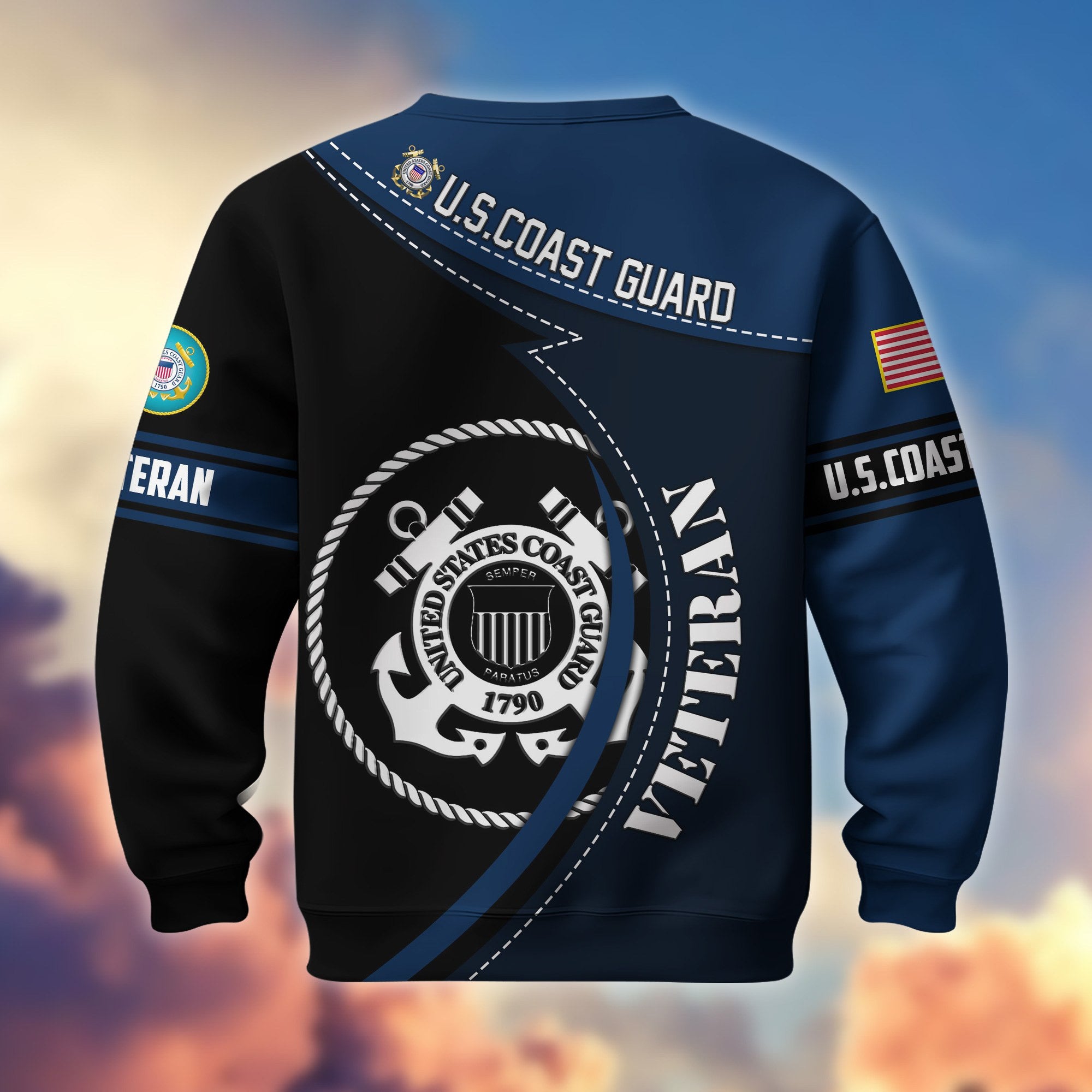 Premium US Veterans Sweatshirt BPHN200211, Gifts For US Veterans, Best Gifts On Father's Day, Armed Forces Day, Independence Day, Veterans Day.