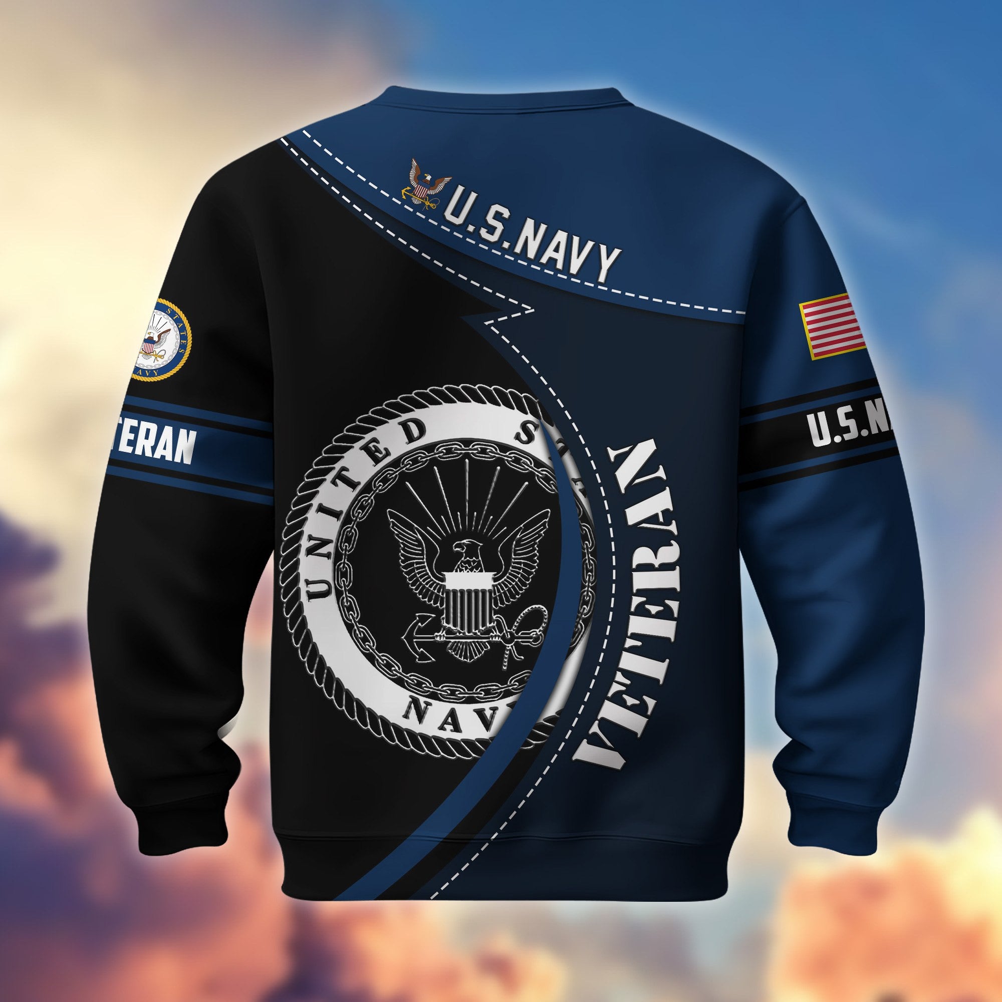 Premium US Veterans Sweatshirt BPHN200211, Gifts For US Veterans, Best Gifts On Father's Day, Armed Forces Day, Independence Day, Veterans Day.
