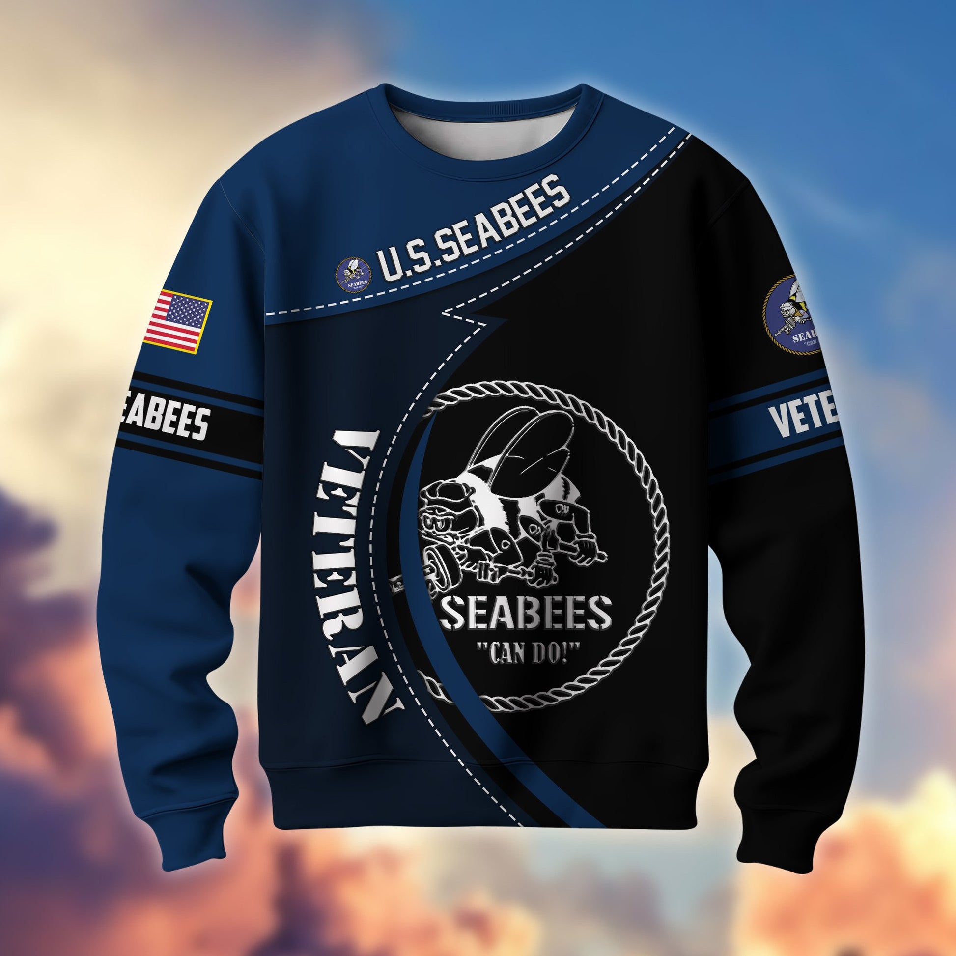 Premium US Veterans Sweatshirt BPHN200211, Gifts For US Veterans, Best Gifts On Father's Day, Armed Forces Day, Independence Day, Veterans Day.