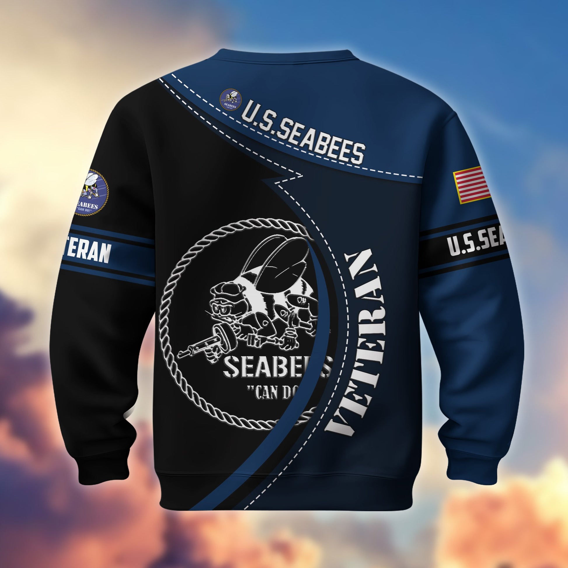 Premium US Veterans Sweatshirt BPHN200211, Gifts For US Veterans, Best Gifts On Father's Day, Armed Forces Day, Independence Day, Veterans Day.