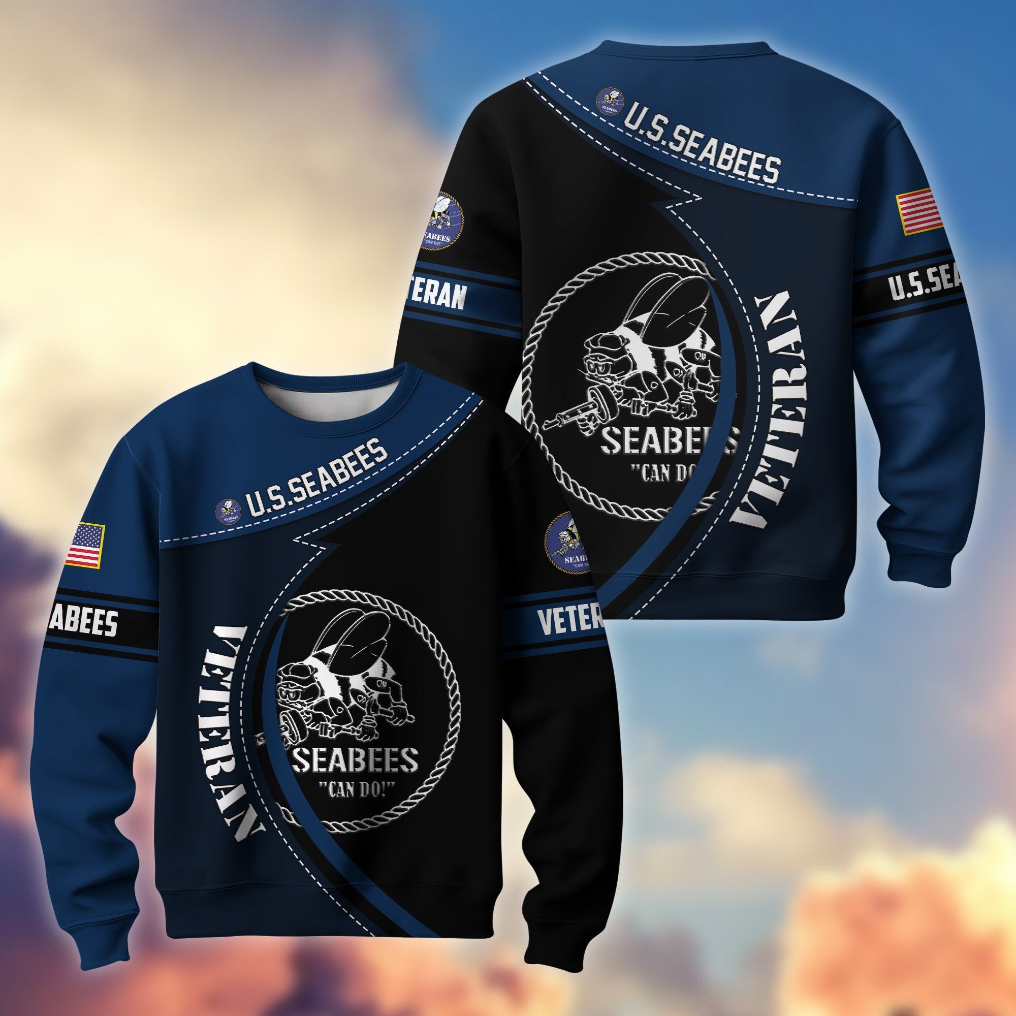 Premium US Veterans Sweatshirt BPHN200211, Gifts For US Veterans, Best Gifts On Father's Day, Armed Forces Day, Independence Day, Veterans Day.