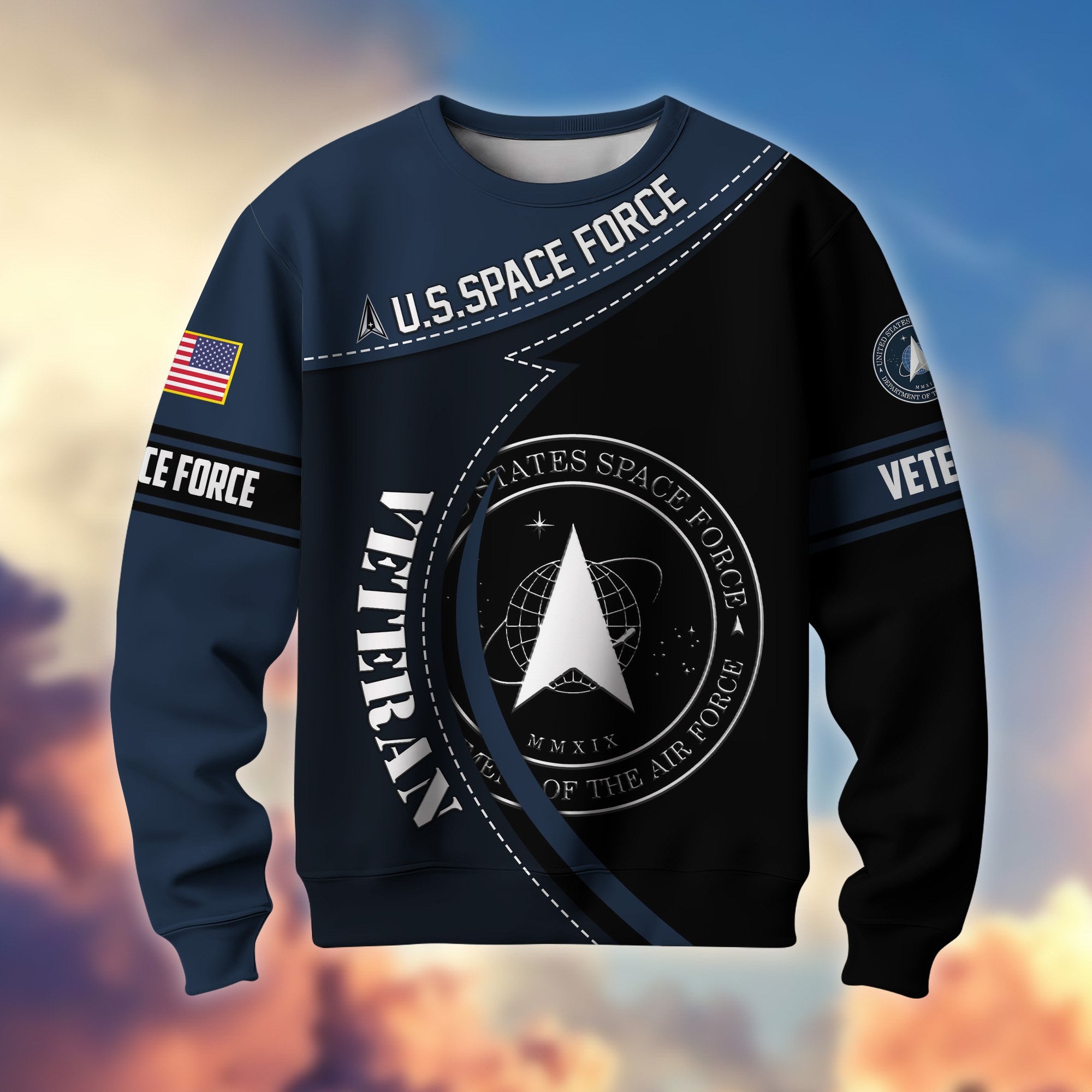 Premium US Veterans Sweatshirt BPHN200211, Gifts For US Veterans, Best Gifts On Father's Day, Armed Forces Day, Independence Day, Veterans Day.