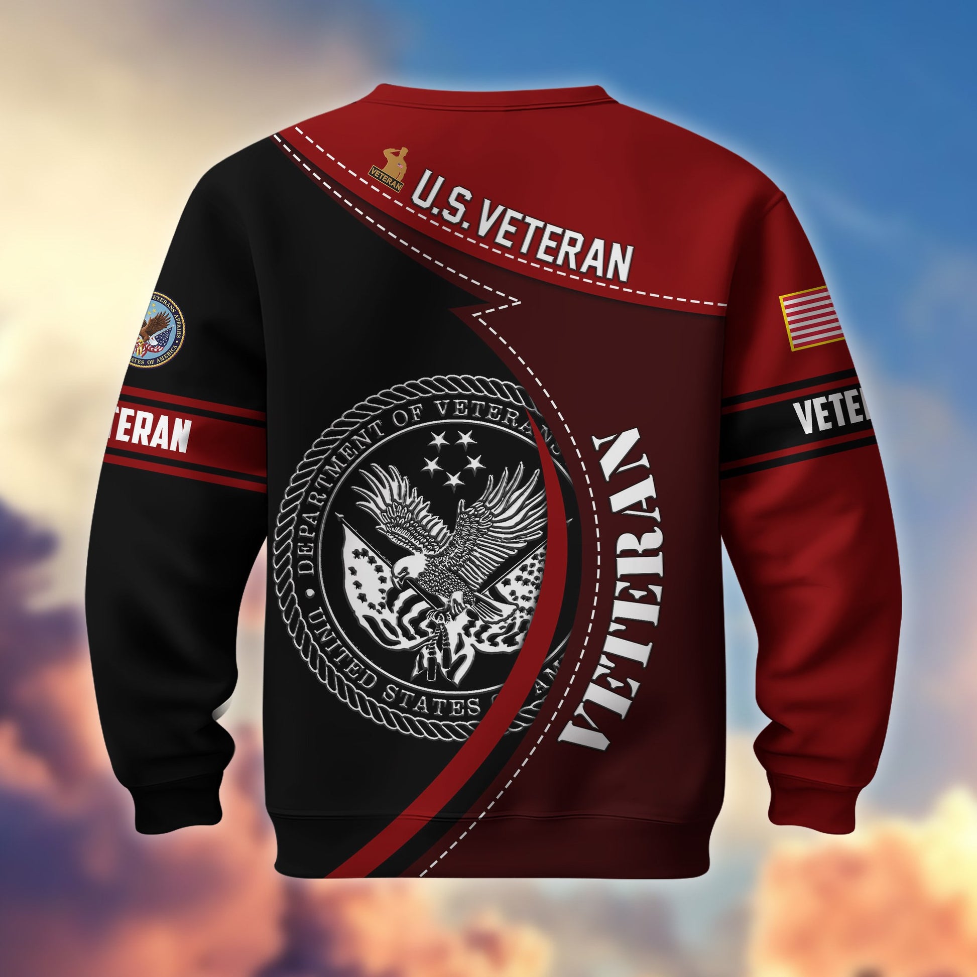 Premium US Veterans Sweatshirt BPHN200211, Gifts For US Veterans, Best Gifts On Father's Day, Armed Forces Day, Independence Day, Veterans Day.