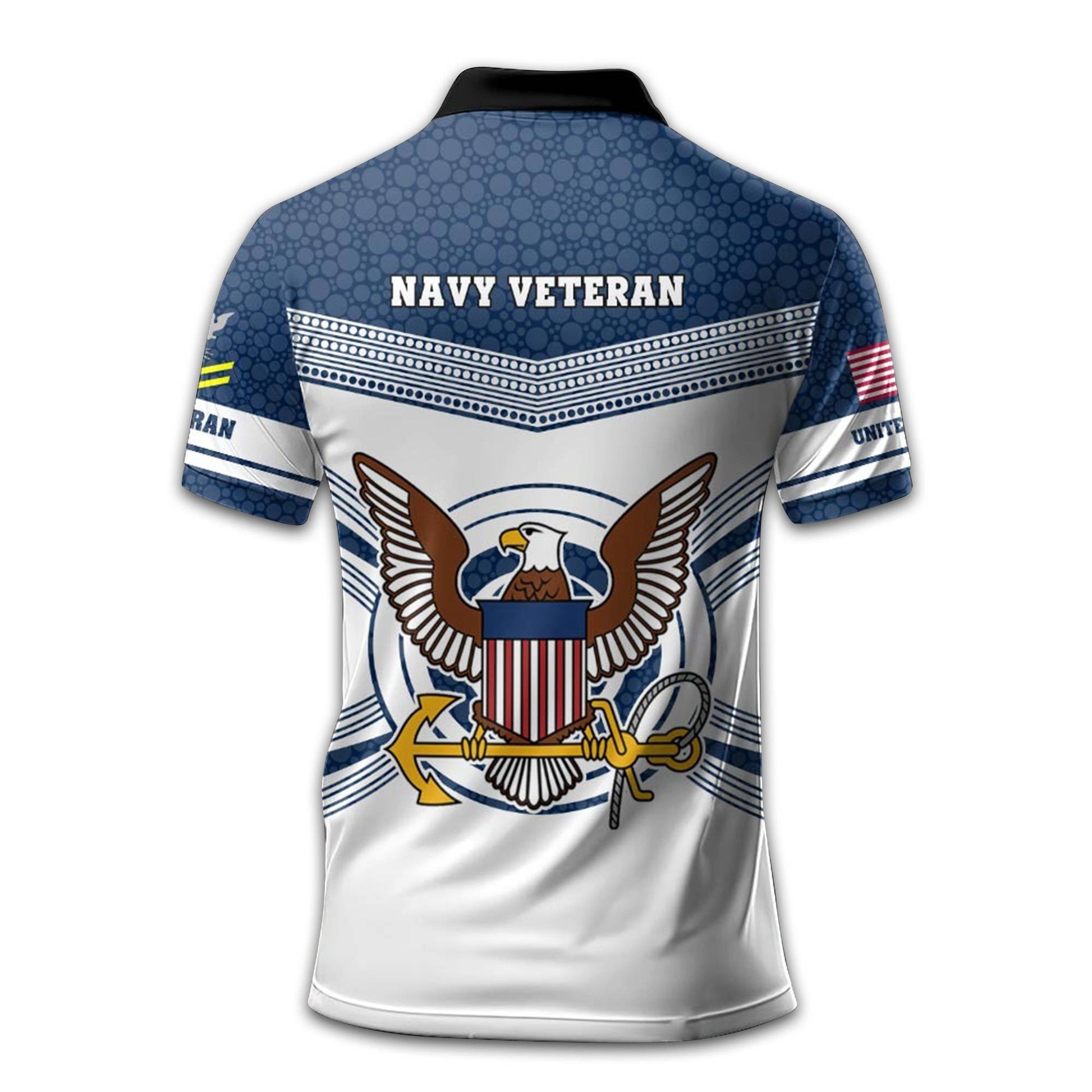 US Navy Custom Polo Shirt VPVC209902, Gifts For Navy Veteran, Best Gifts On Father's Day, Armed Forces Day, Independence Day, Veterans Day.