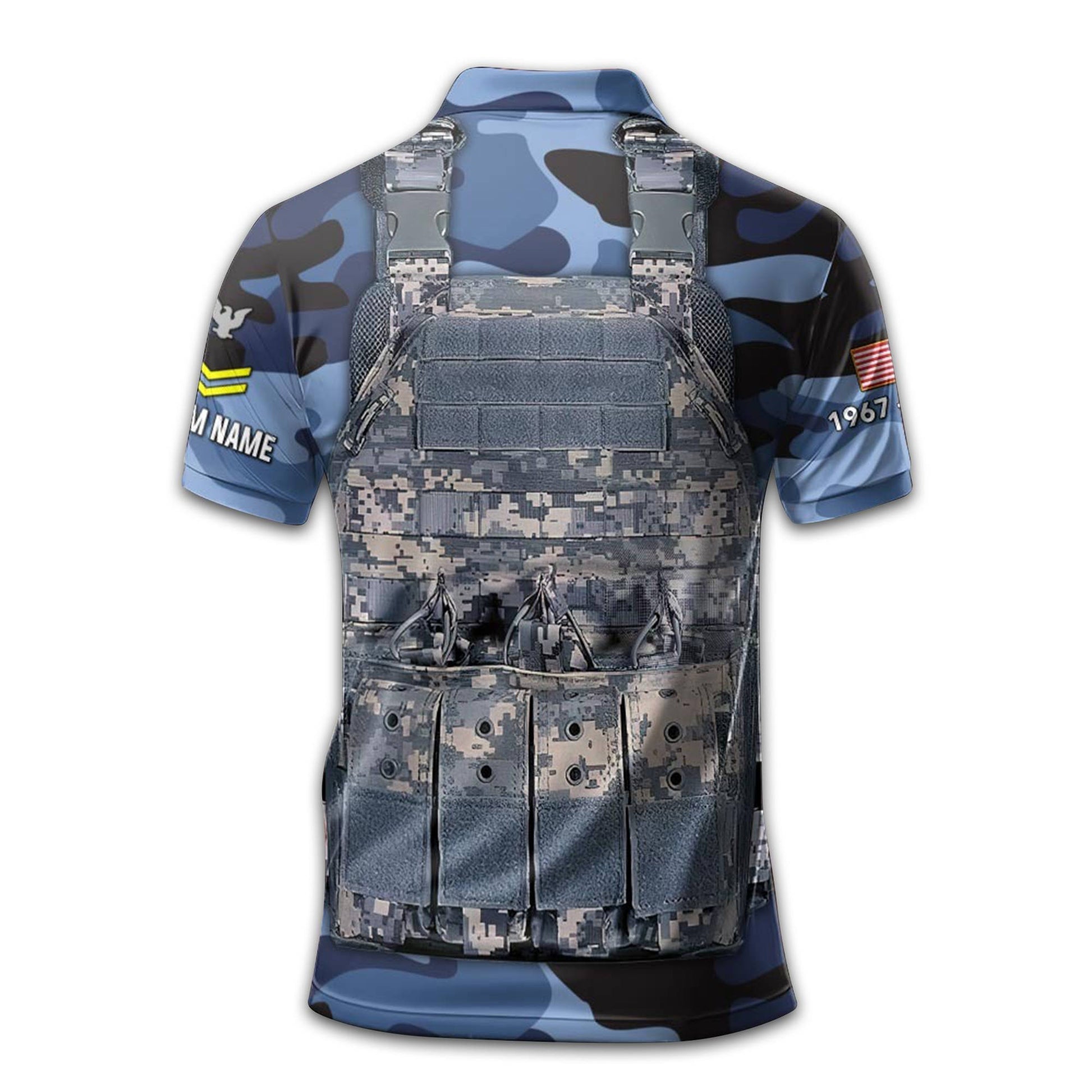 US Navy Custom Polo Shirt VPVC210202, Gifts For Navy Veteran, Best Gifts On Father's Day, Armed Forces Day, Independence Day, Veterans Day.
