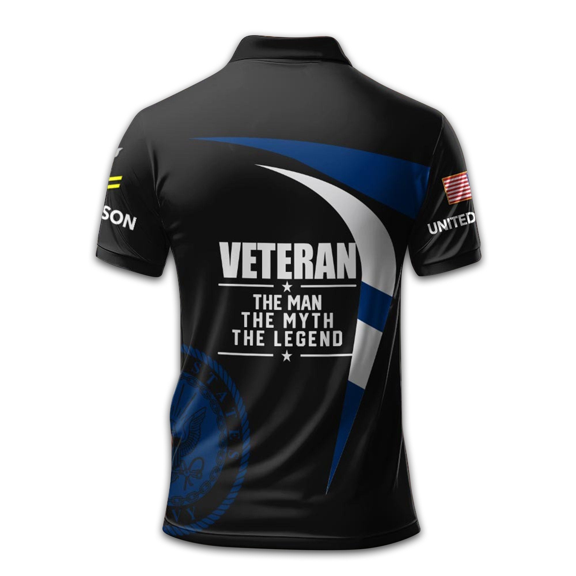 US Navy Custom Polo Shirt VPVC211707, Gifts For Navy Veteran, Best Gifts On Father's Day, Armed Forces Day, Independence Day, Veterans Day.