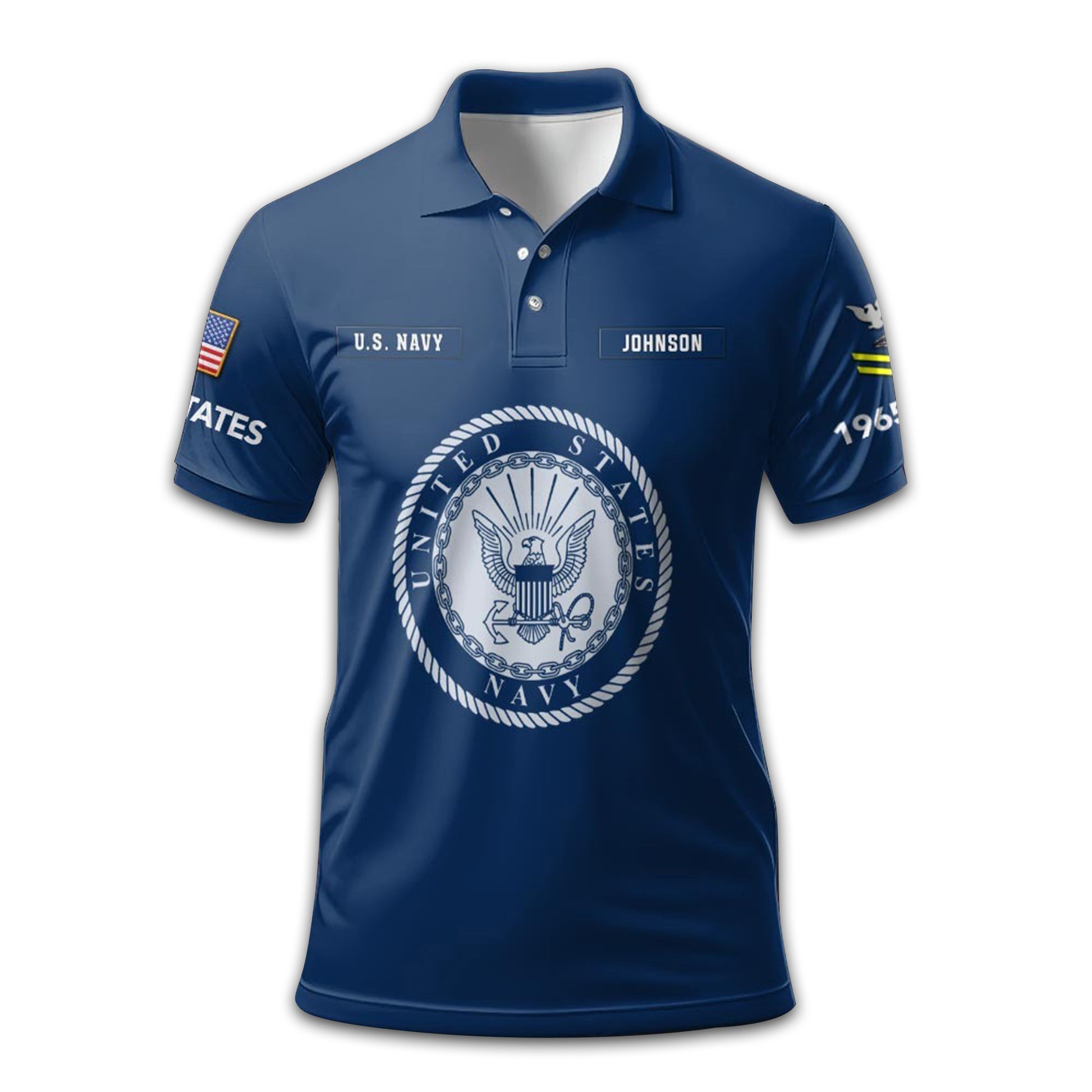 US Navy Custom Polo Shirt VPVC211607, Gifts For Navy Veteran, Best Gifts On Father's Day, Armed Forces Day, Independence Day, Veterans Day.