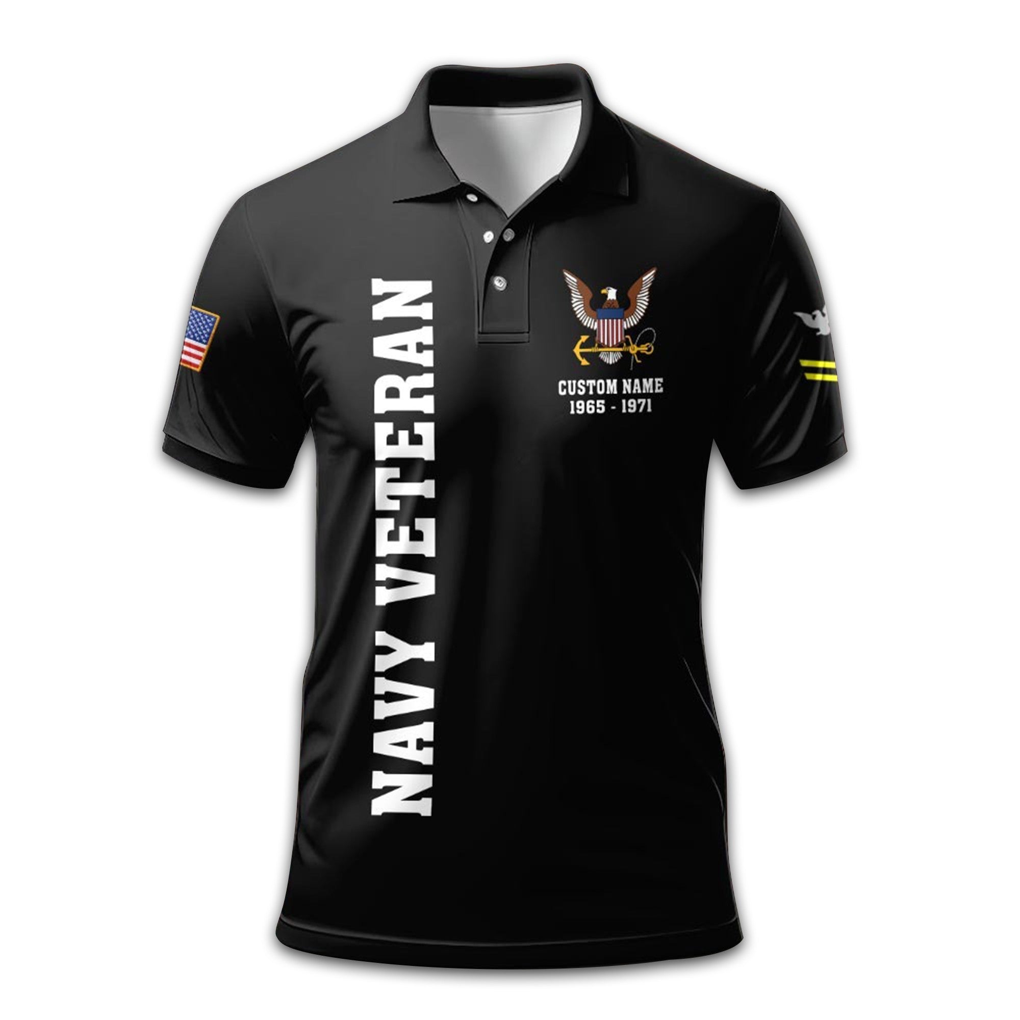 US Navy Custom Polo Shirt VPVC211907, Gifts For Navy Veteran, Best Gifts On Father's Day, Armed Forces Day, Independence Day, Veterans Day.