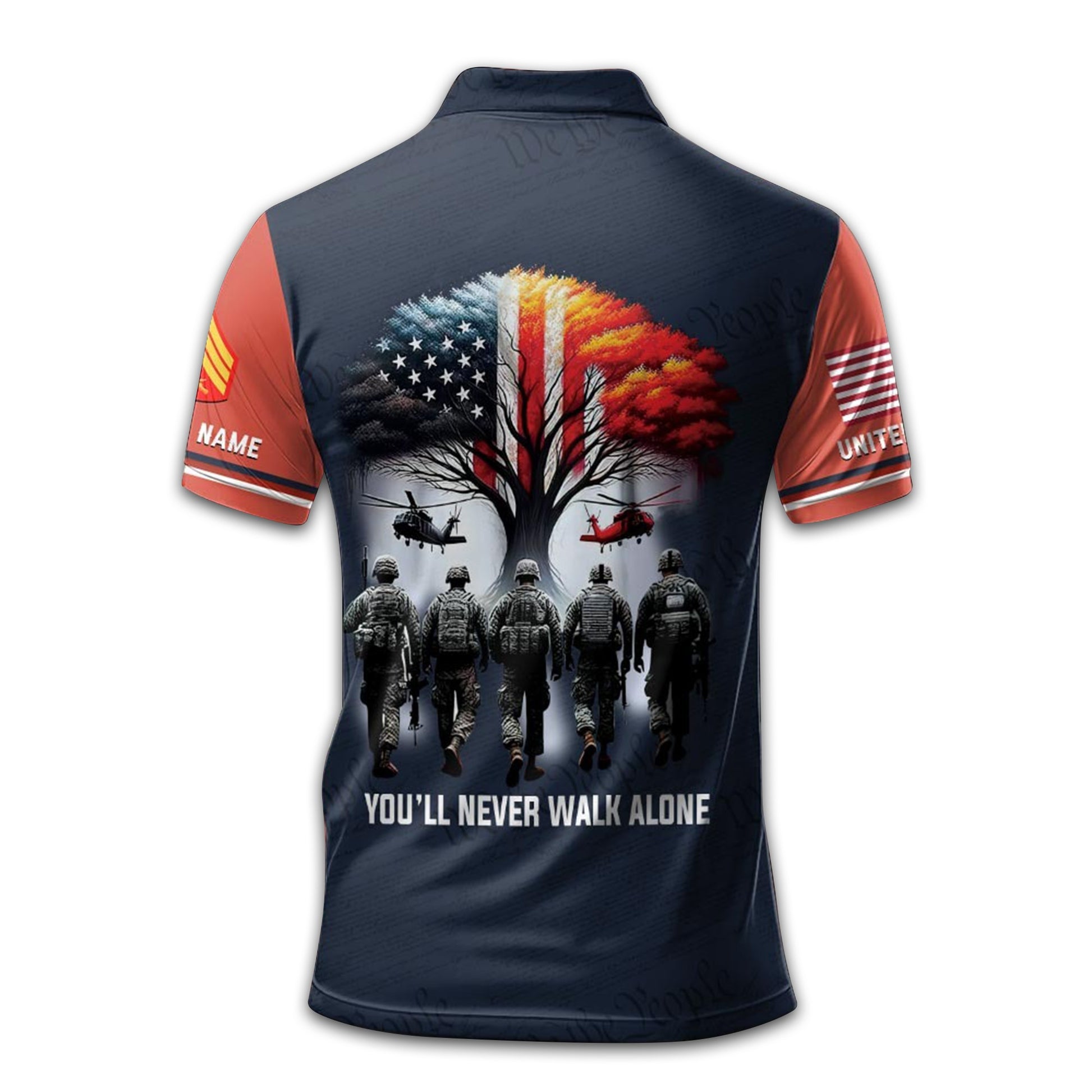 USMC Custom Polo Shirt VPVC212108, Gifts For Marine Veteran, Best Gifts On Father's Day, Armed Forces Day, Independence Day, Veterans Day.