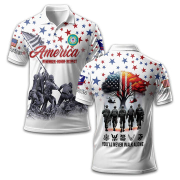 USCG Custom Polo Shirt VPVC212405, Gifts For Coast Guard Veteran, Best Gifts On Father's Day, Armed Forces Day, Independence Day, Veterans Day.