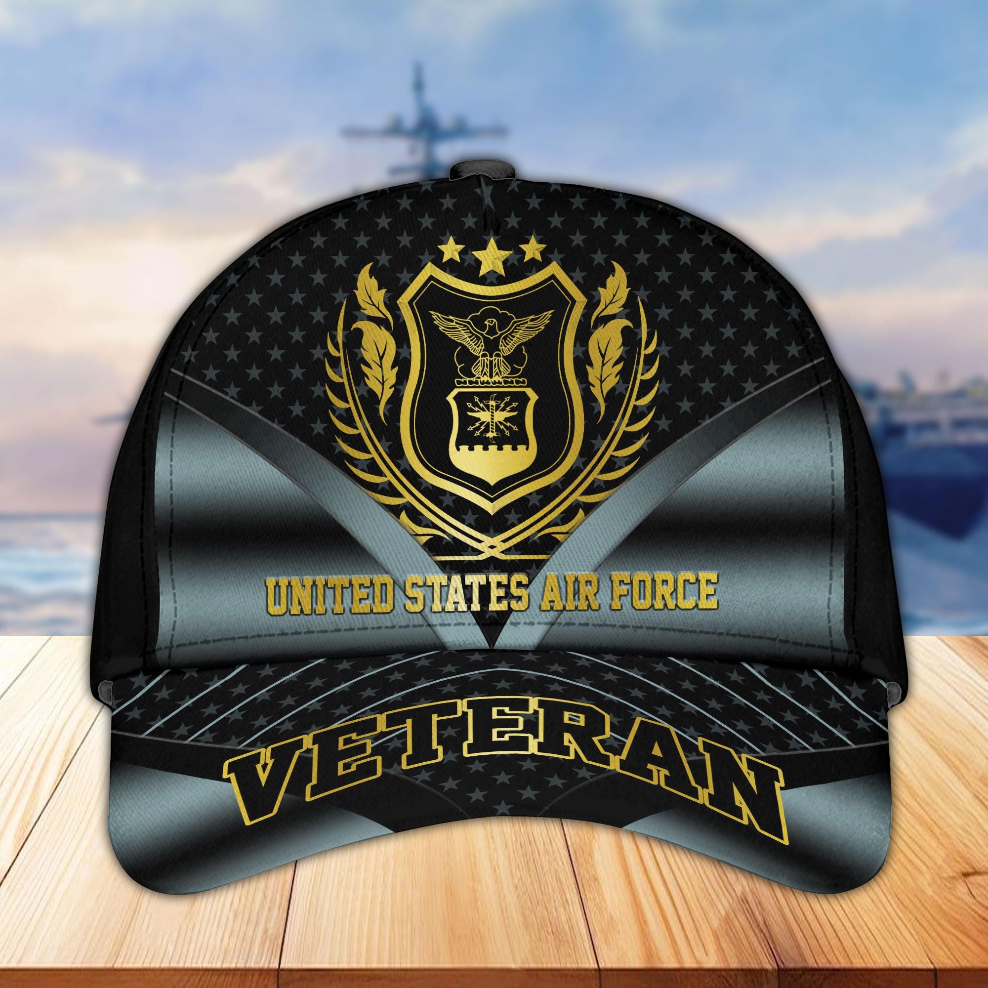 Premium US Veterans Cap BPHN280212, Gifts For US Veterans, Gifts On Father's Day, Armed Forces Day, Independence Day, Veterans Day.