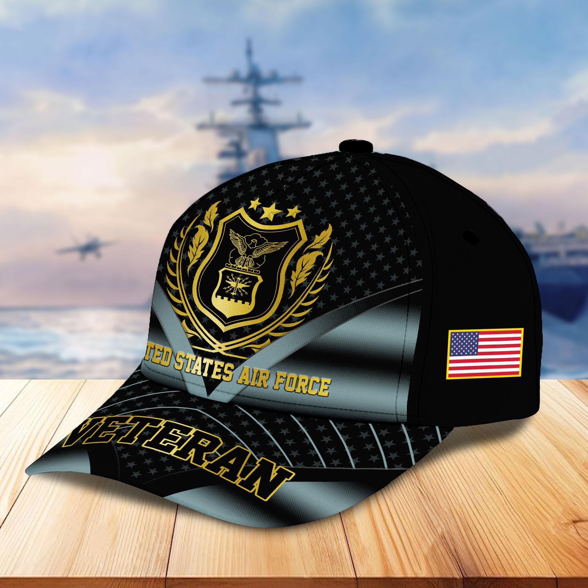 Premium US Veterans Cap BPHN280212, Gifts For US Veterans, Gifts On Father's Day, Armed Forces Day, Independence Day, Veterans Day.