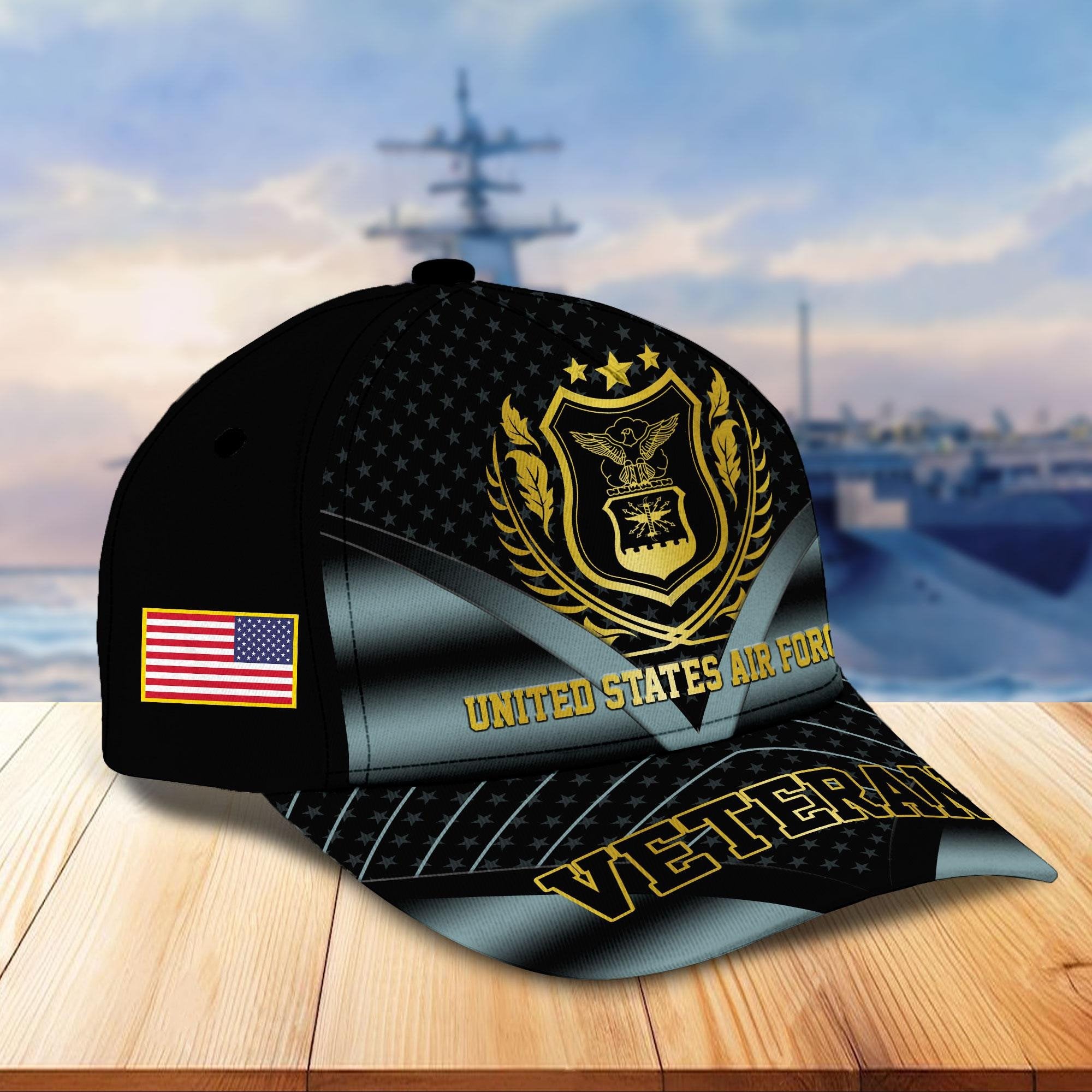 Premium US Veterans Cap BPHN280212, Gifts For US Veterans, Gifts On Father's Day, Armed Forces Day, Independence Day, Veterans Day.
