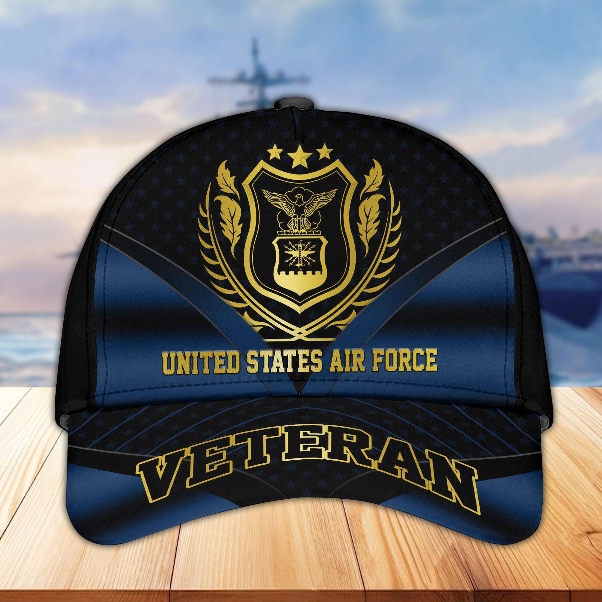 Premium US Veterans Cap BPHN280212, Gifts For US Veterans, Gifts On Father's Day, Armed Forces Day, Independence Day, Veterans Day.