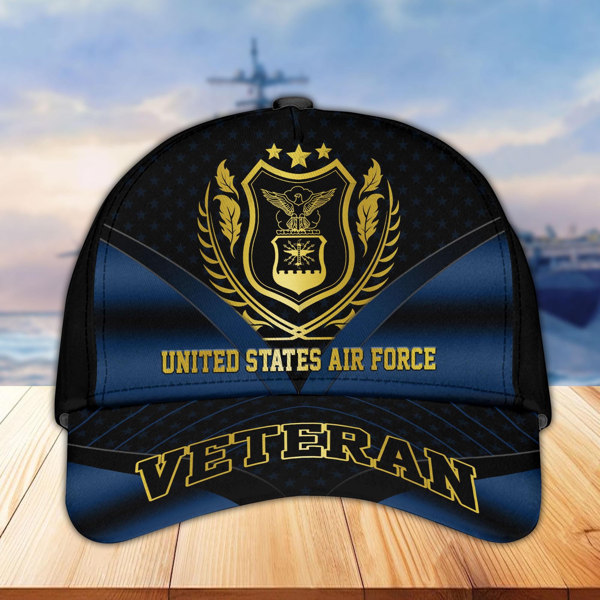 Premium US Veterans Cap BPHN280212, Gifts For US Veterans, Gifts On Father's Day, Armed Forces Day, Independence Day, Veterans Day.