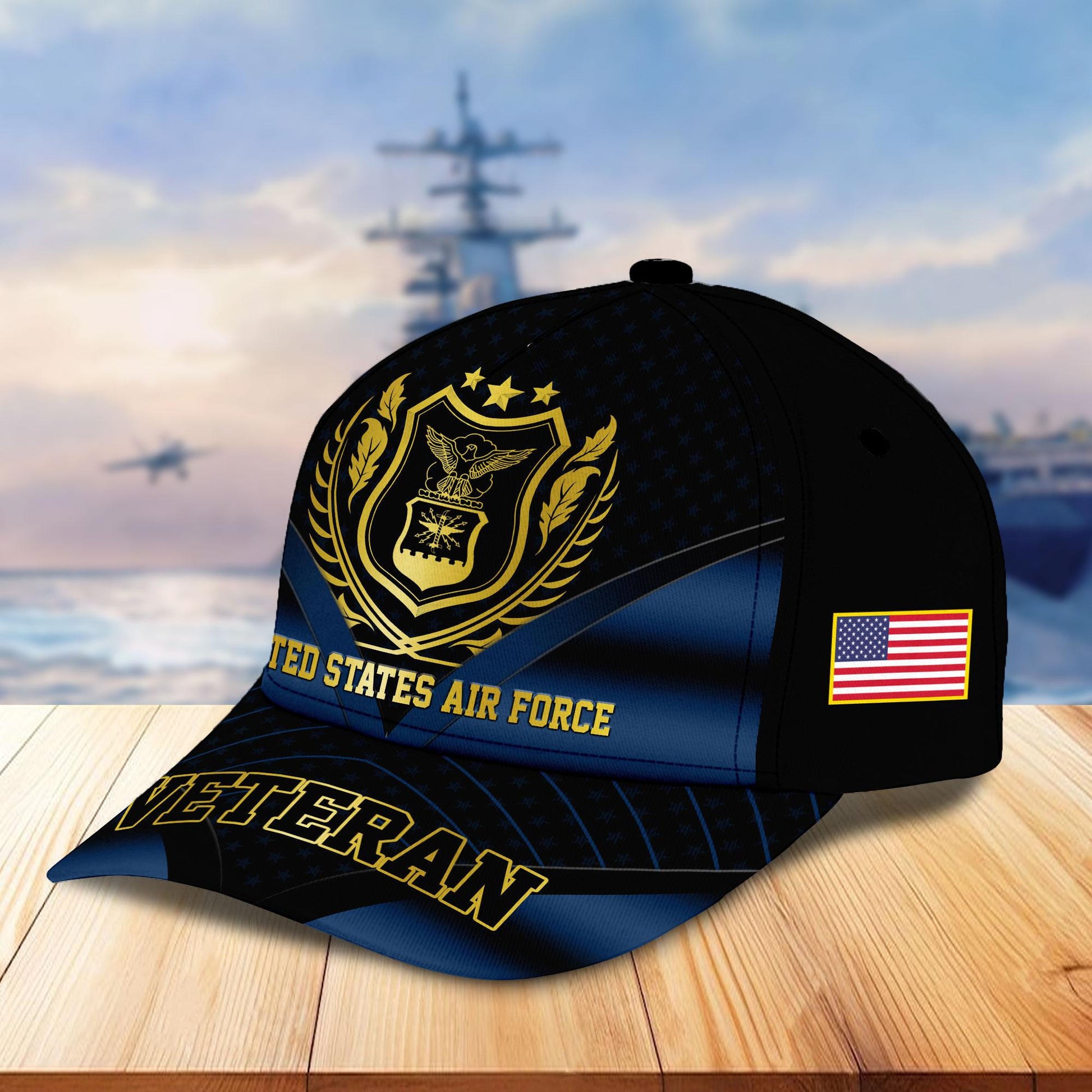 Premium US Veterans Cap BPHN280212, Gifts For US Veterans, Gifts On Father's Day, Armed Forces Day, Independence Day, Veterans Day.