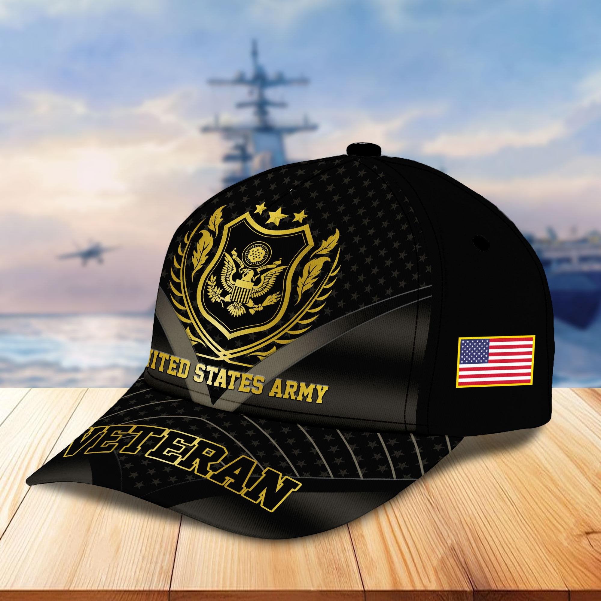 Premium US Veterans Cap BPHN280212, Gifts For US Veterans, Gifts On Father's Day, Armed Forces Day, Independence Day, Veterans Day.