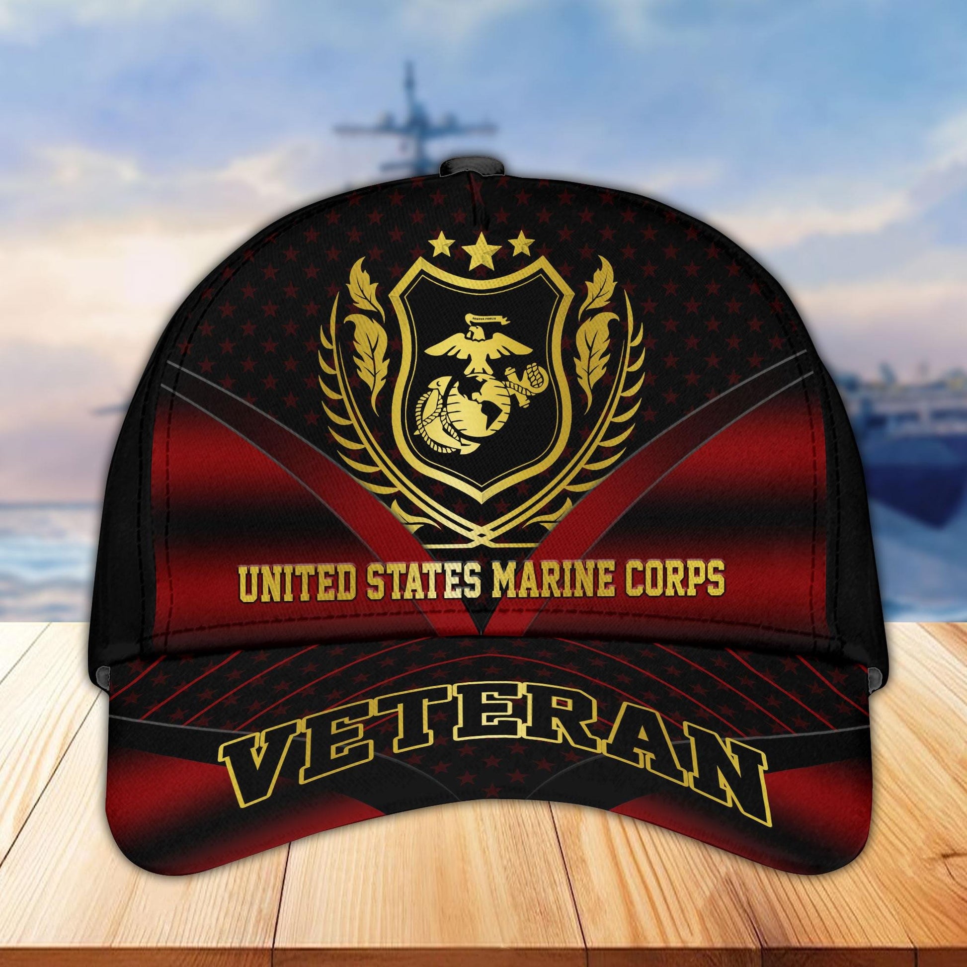Premium US Veterans Cap BPHN280212, Gifts For US Veterans, Gifts On Father's Day, Armed Forces Day, Independence Day, Veterans Day.