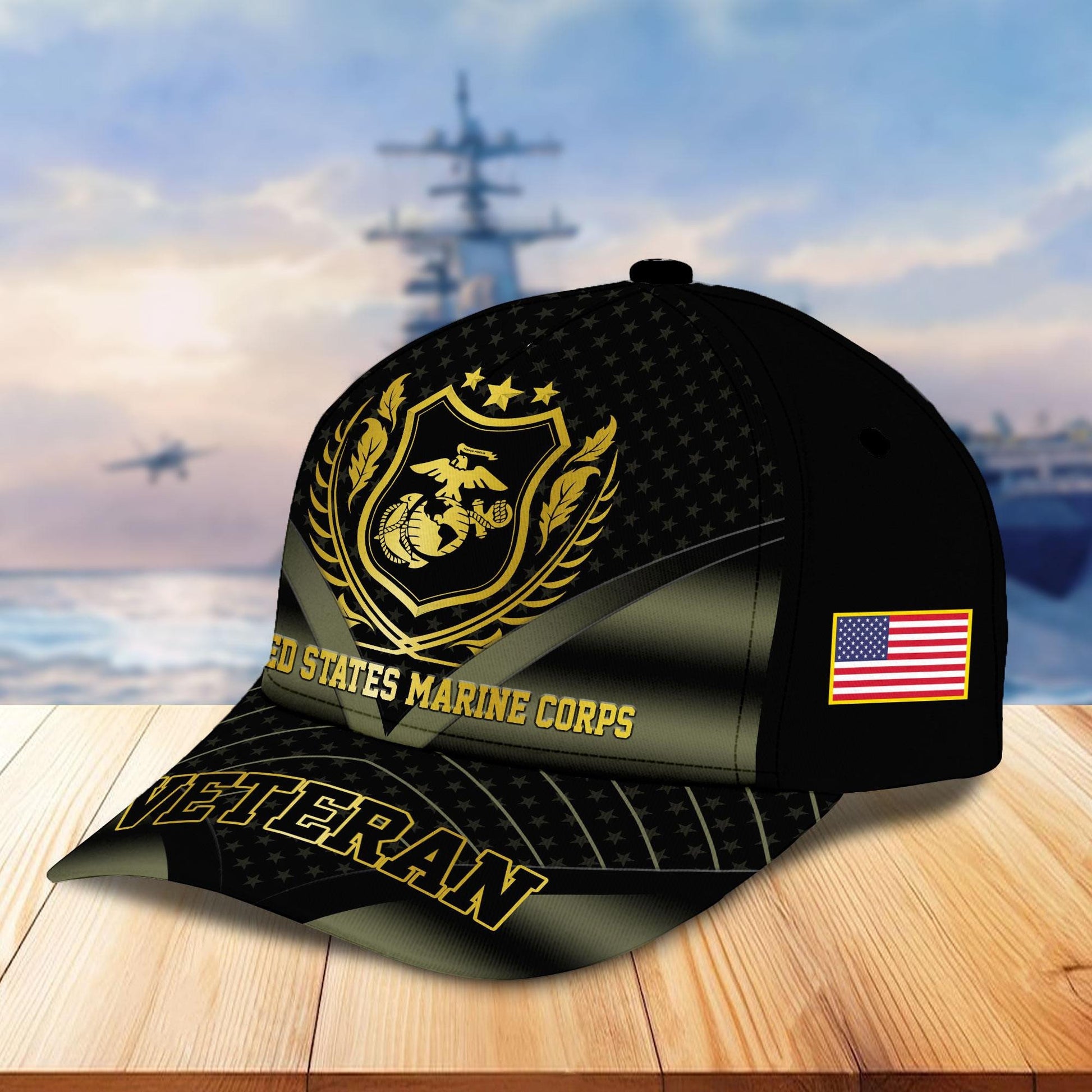 Premium US Veterans Cap BPHN280212, Gifts For US Veterans, Gifts On Father's Day, Armed Forces Day, Independence Day, Veterans Day.