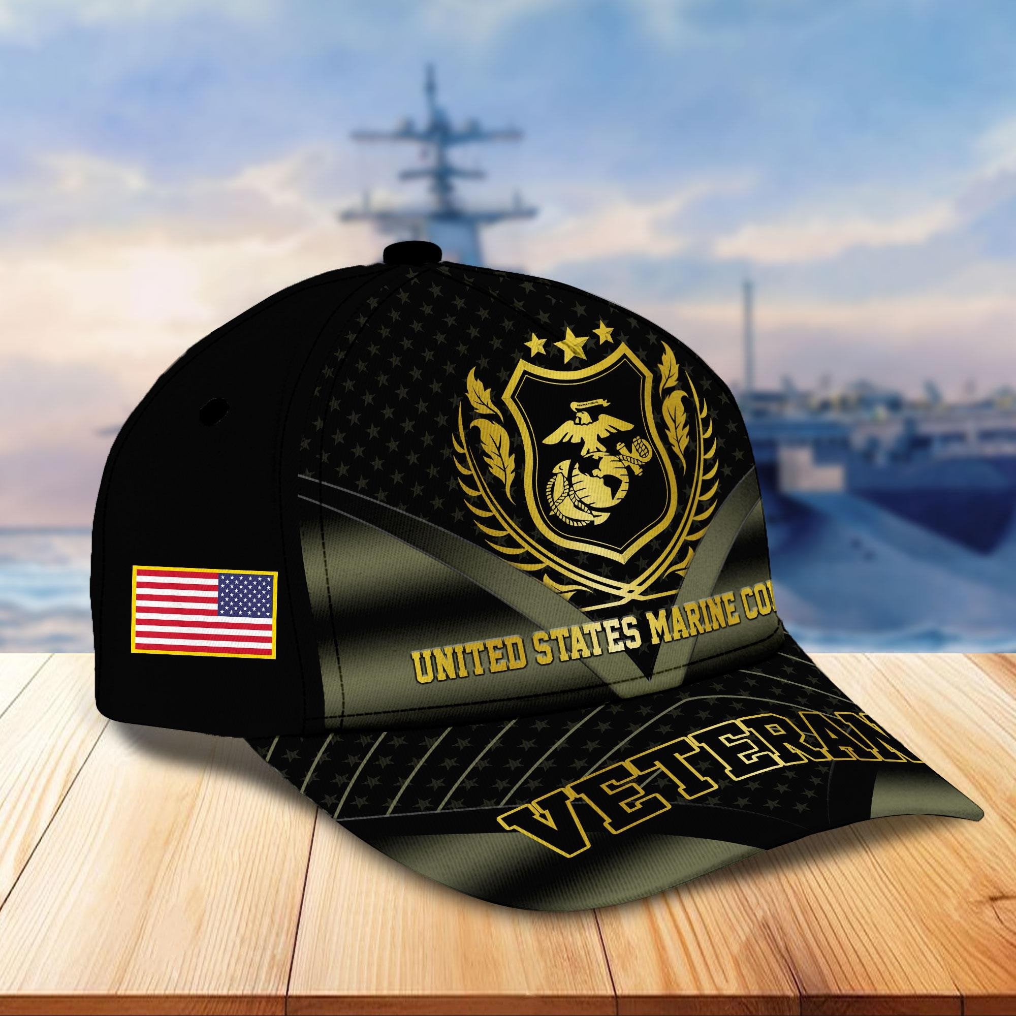 Premium US Veterans Cap BPHN280212, Gifts For US Veterans, Gifts On Father's Day, Armed Forces Day, Independence Day, Veterans Day.