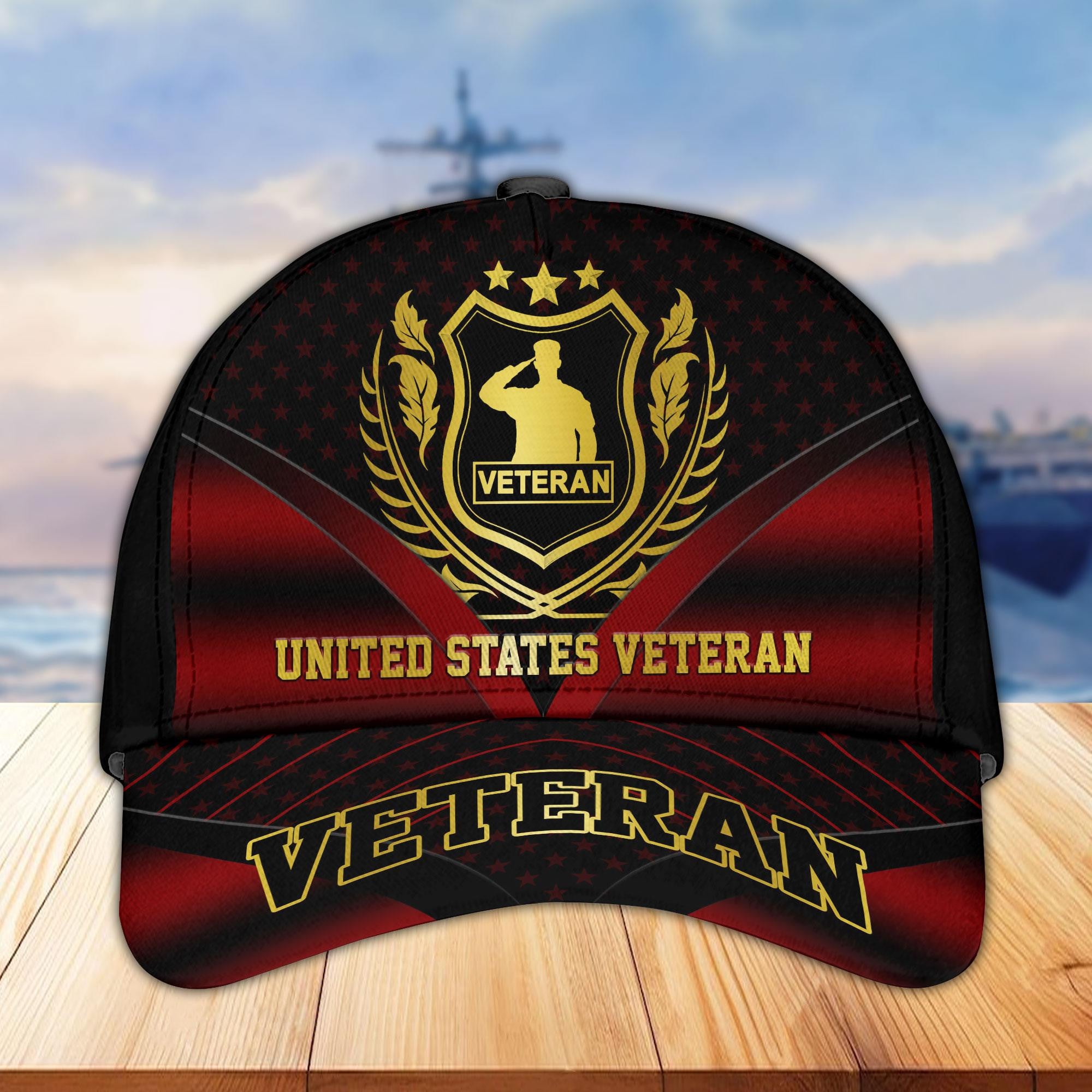 Premium US Veterans Cap BPHN280212, Gifts For US Veterans, Gifts On Father's Day, Armed Forces Day, Independence Day, Veterans Day.