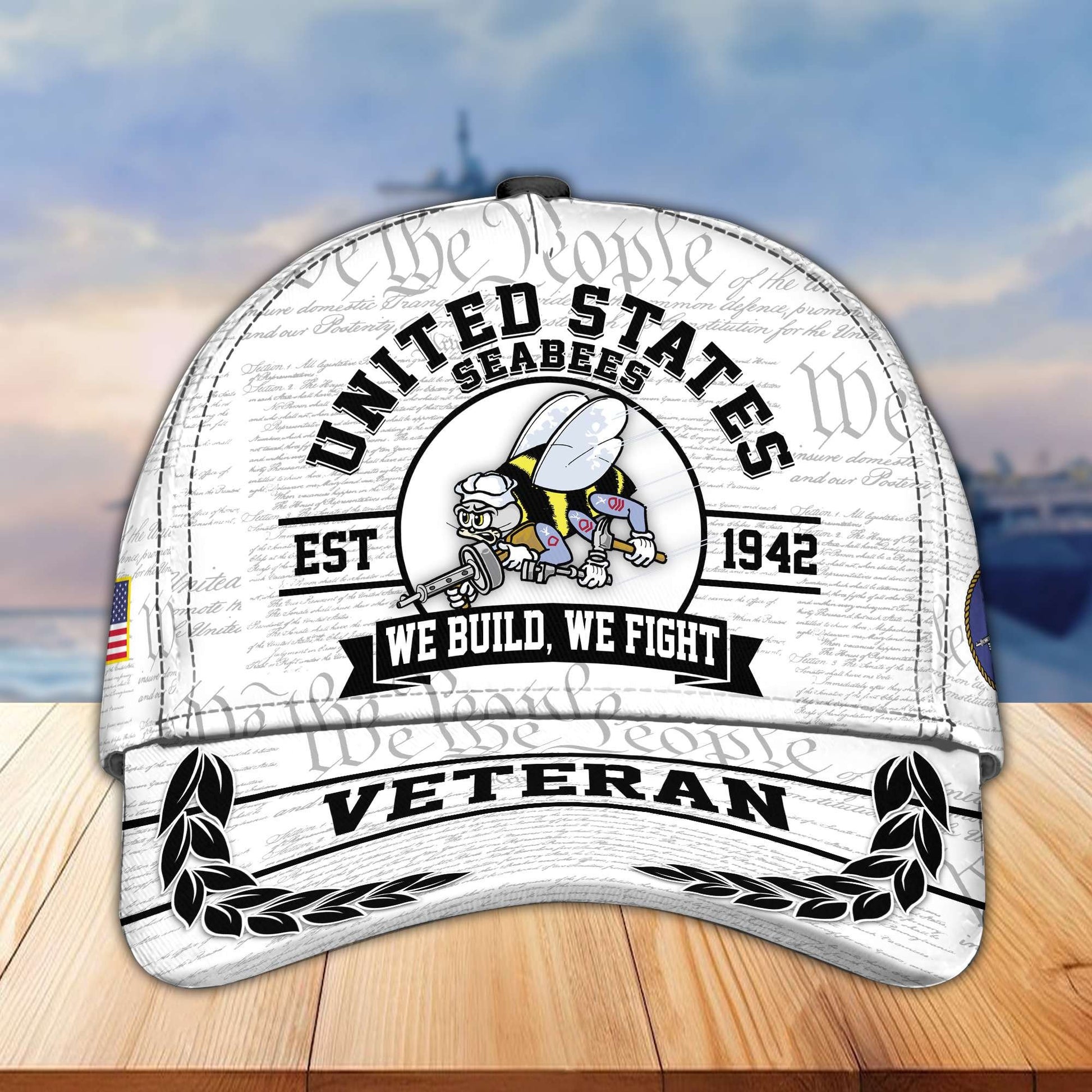Premium US Veterans Cap BPVC120101, Gifts For US Veterans Gifts On Father's Day, Armed Force Day, Independence Day, Veterans Day.