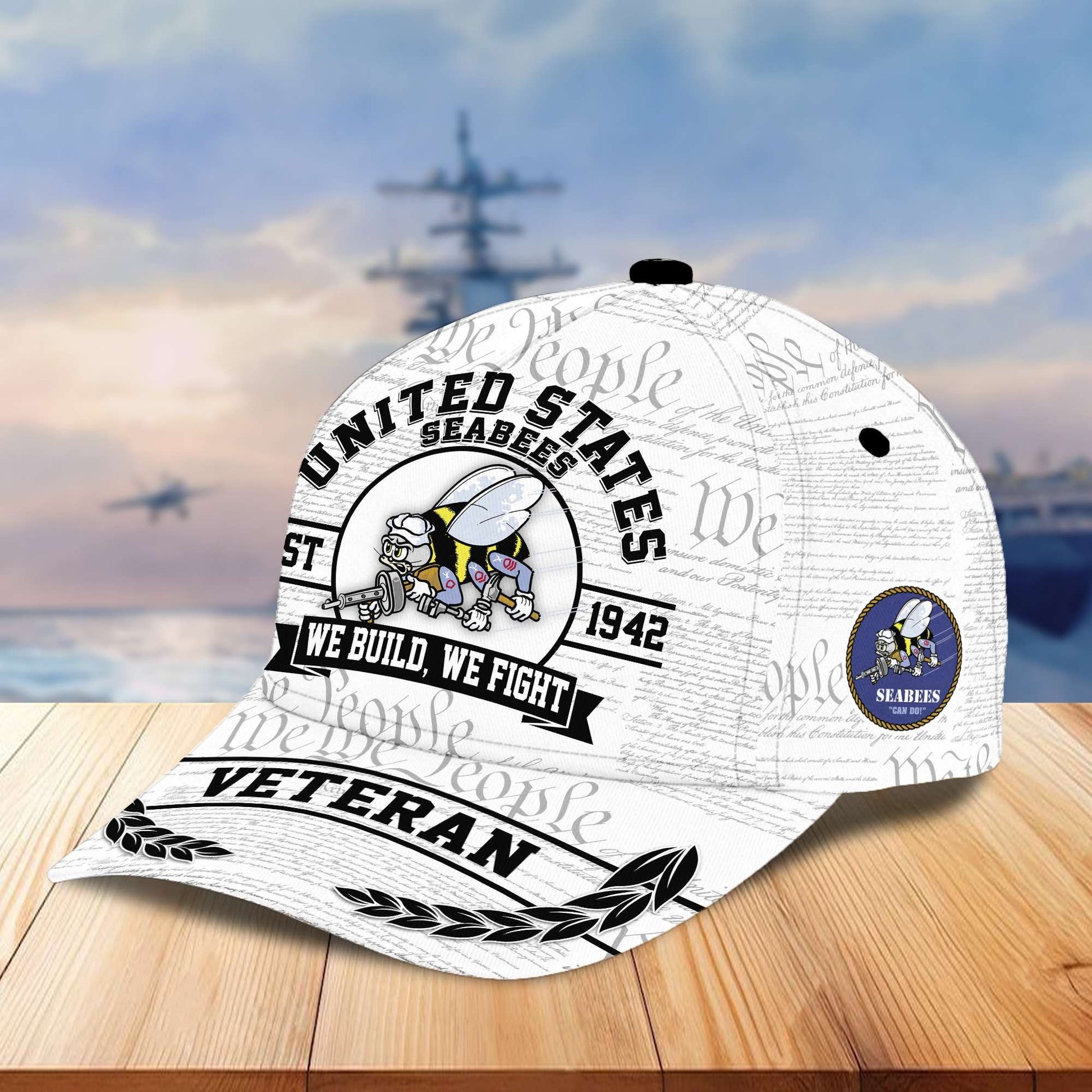 Premium US Veterans Cap BPVC120101, Gifts For US Veterans Gifts On Father's Day, Armed Force Day, Independence Day, Veterans Day.
