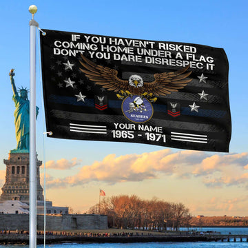 Premium Custom US Seabees Grommet Flag, Gift For Seabees Veteran VPVC104909, Gifts For Dad, For Husband, Best Gifts On Father's Day, Independence Day, Veterans Day.