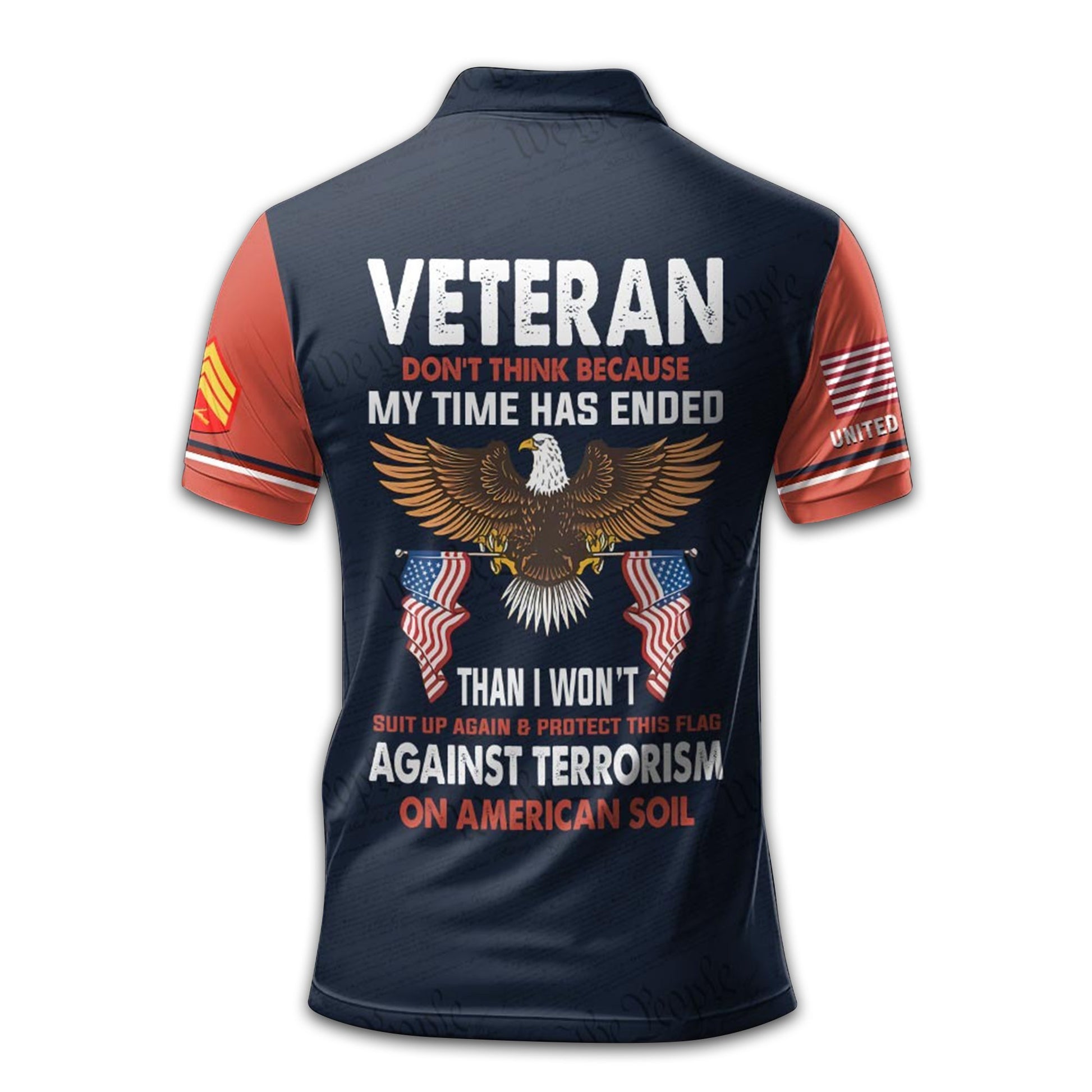 USMC Custom Polo Shirt VPVC212903, Gifts For Marine Veteran, Best Gifts On Father's Day, Armed Forces Day, Independence Day, Veterans Day.
