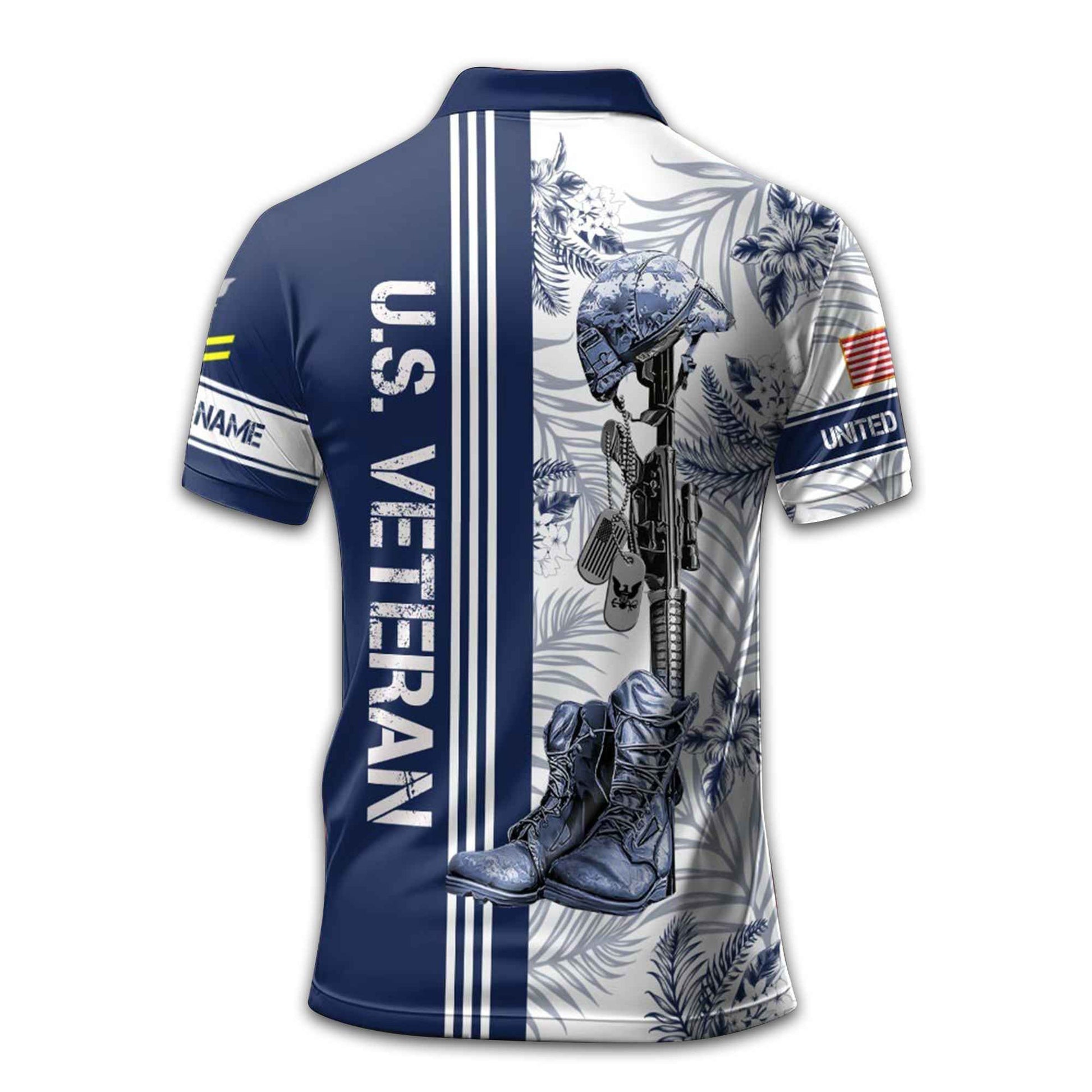 US Navy Custom Polo Shirt VPVC213107, Gifts For Navy Veteran, Best Gifts On Father's Day, Armed Forces Day, Independence Day, Veterans Day.