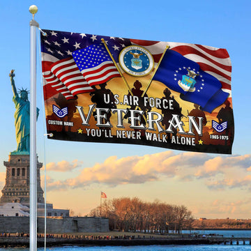 Premium Custom USAF Grommet Flag, Gift For Air Force Veteran VPVC106604, Gifts For Dad, For Husband, Best Gifts On Father's Day, Independence Day, Veterans Day.