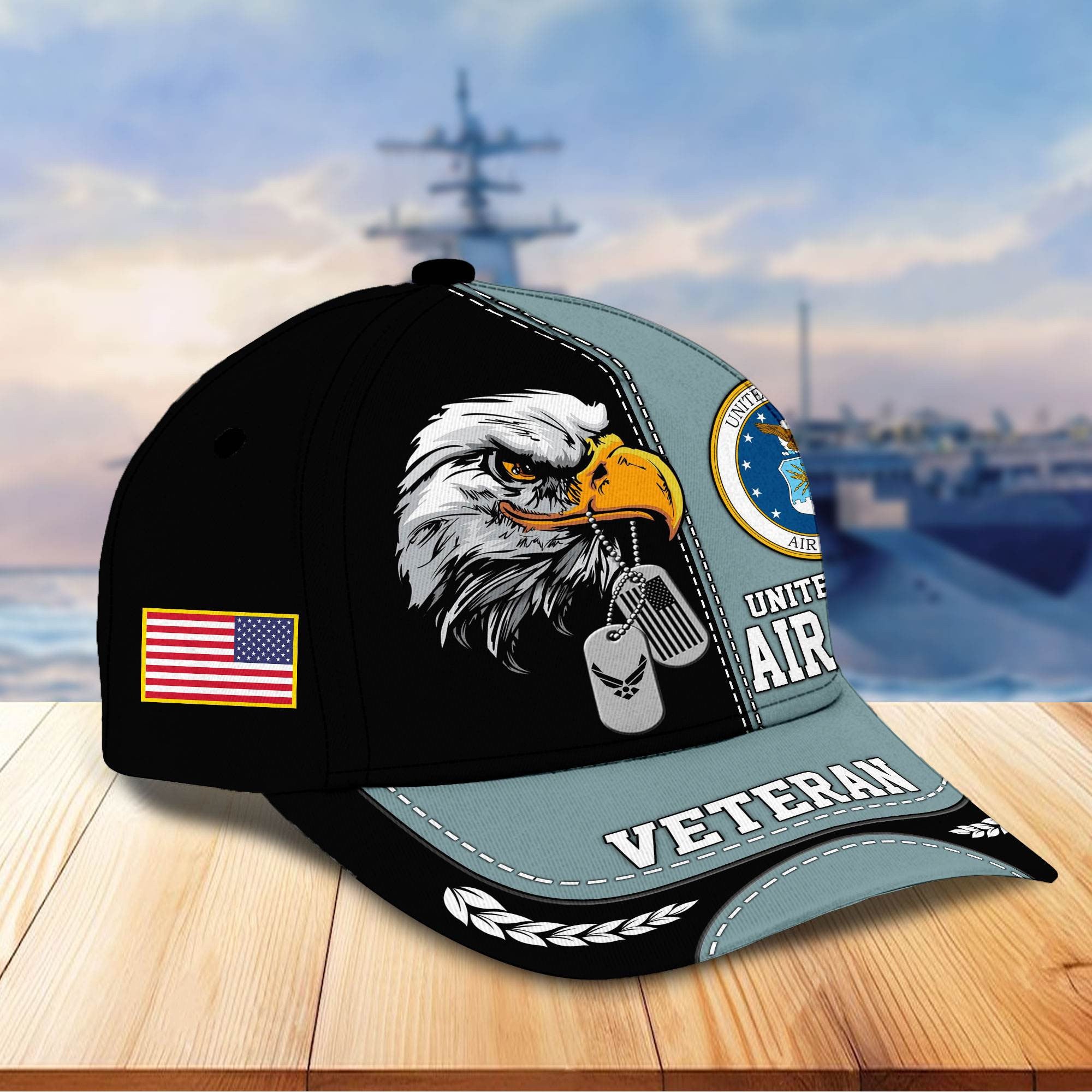 Premium US Veterans Cap BPHN270211, Gifts For US Veterans, Gifts On Father's Day, Armed Forces Day, Independence Day, Veterans Day.