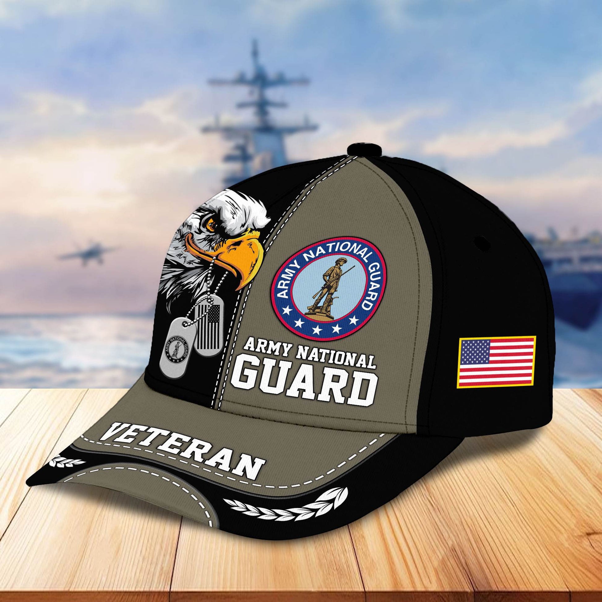 Premium US Veterans Cap BPHN270211, Gifts For US Veterans, Gifts On Father's Day, Armed Forces Day, Independence Day, Veterans Day.