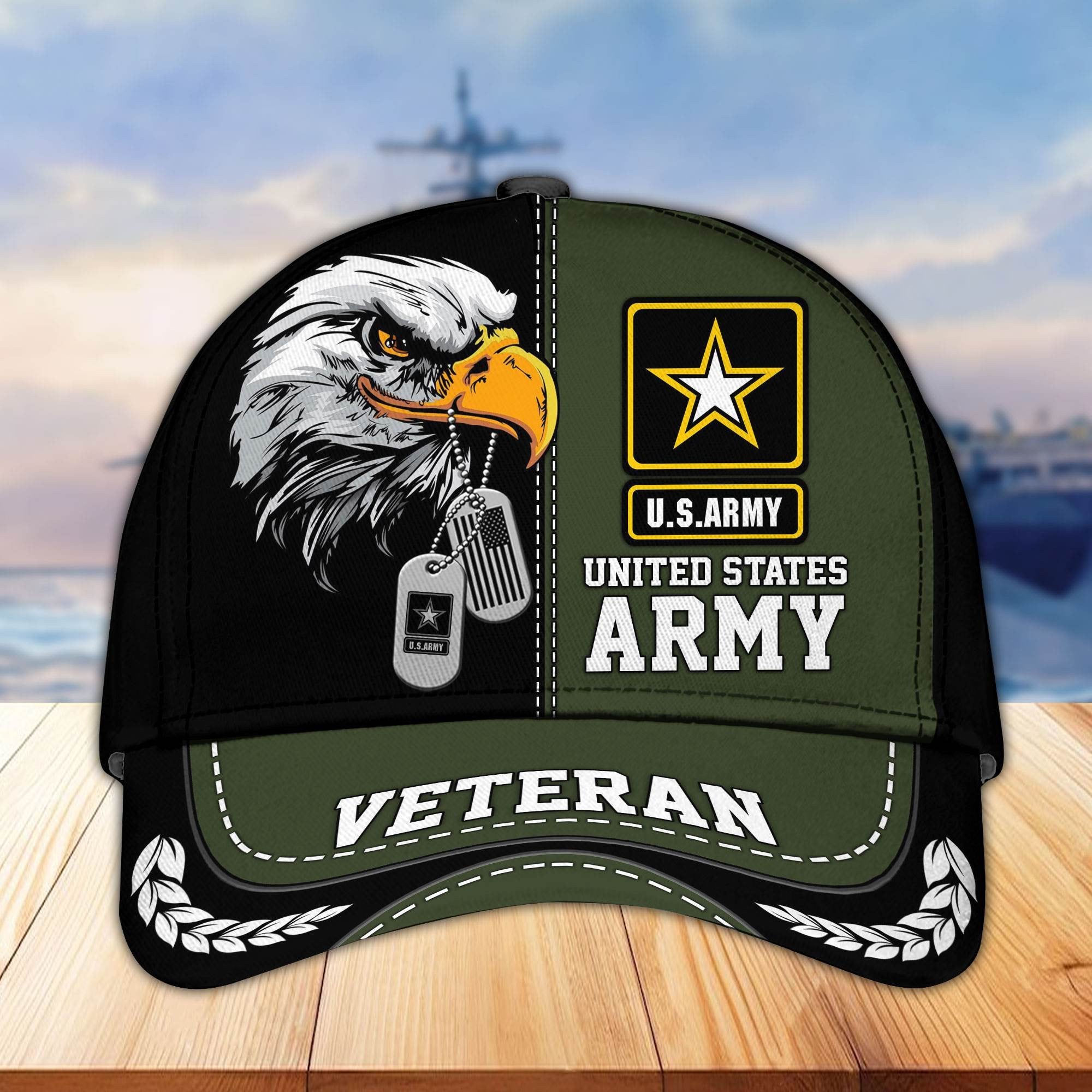Premium US Veterans Cap BPHN270211, Gifts For US Veterans, Gifts On Father's Day, Armed Forces Day, Independence Day, Veterans Day.