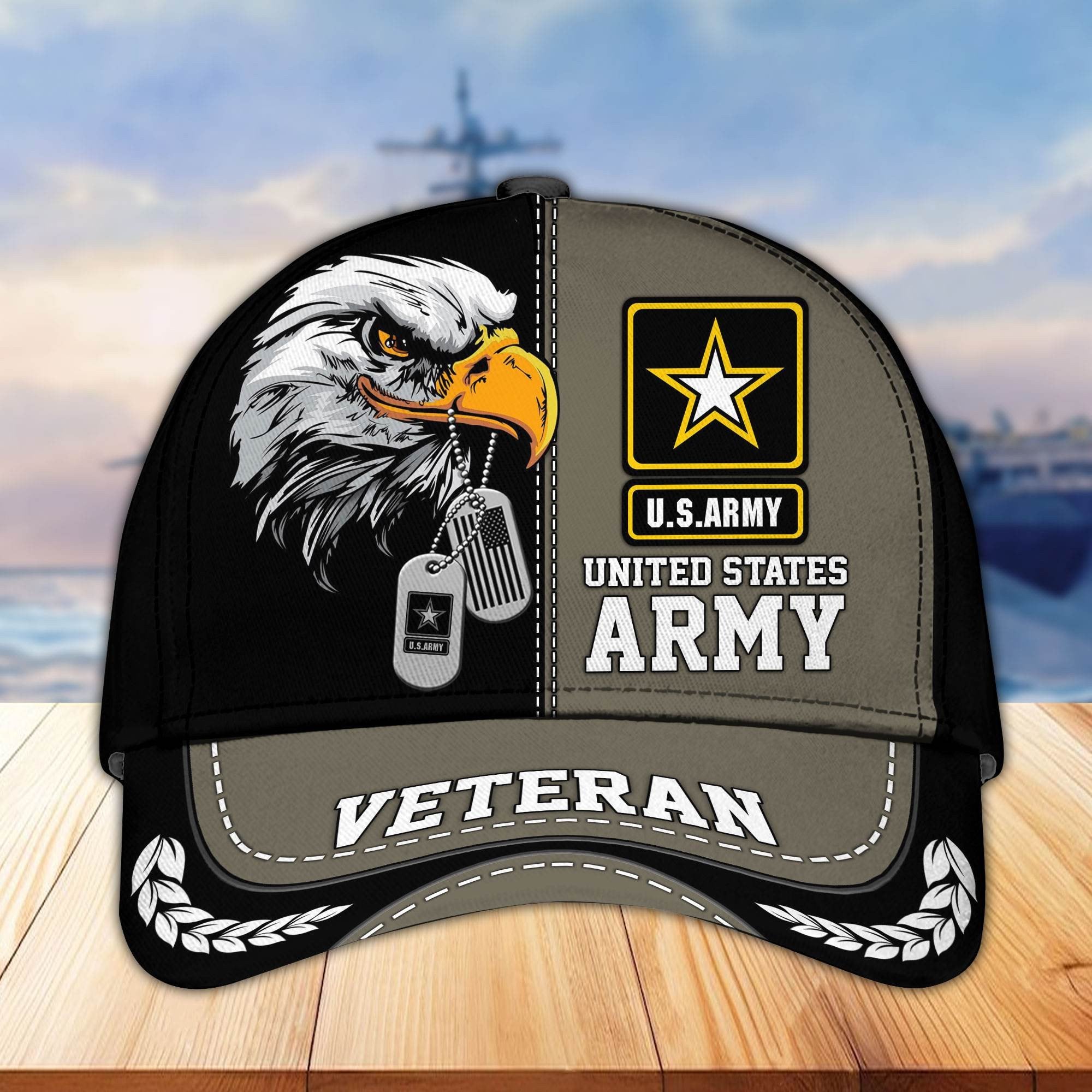 Premium US Veterans Cap BPHN270211, Gifts For US Veterans, Gifts On Father's Day, Armed Forces Day, Independence Day, Veterans Day.