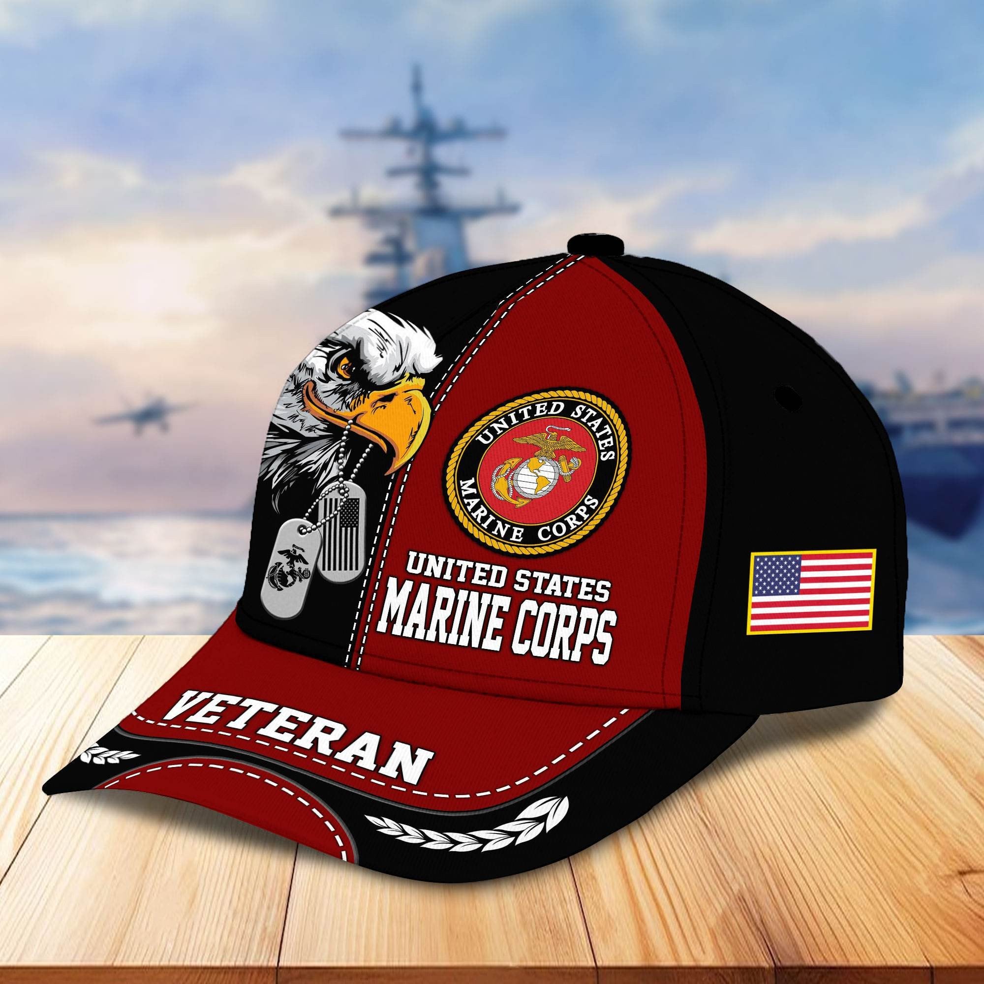 Premium US Veterans Cap BPHN270211, Gifts For US Veterans, Gifts On Father's Day, Armed Forces Day, Independence Day, Veterans Day.