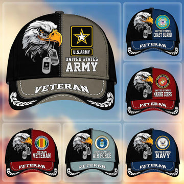 Premium US Veterans Cap BPHN270211, Gifts For US Veterans, Gifts On Father's Day, Armed Forces Day, Independence Day, Veterans Day.