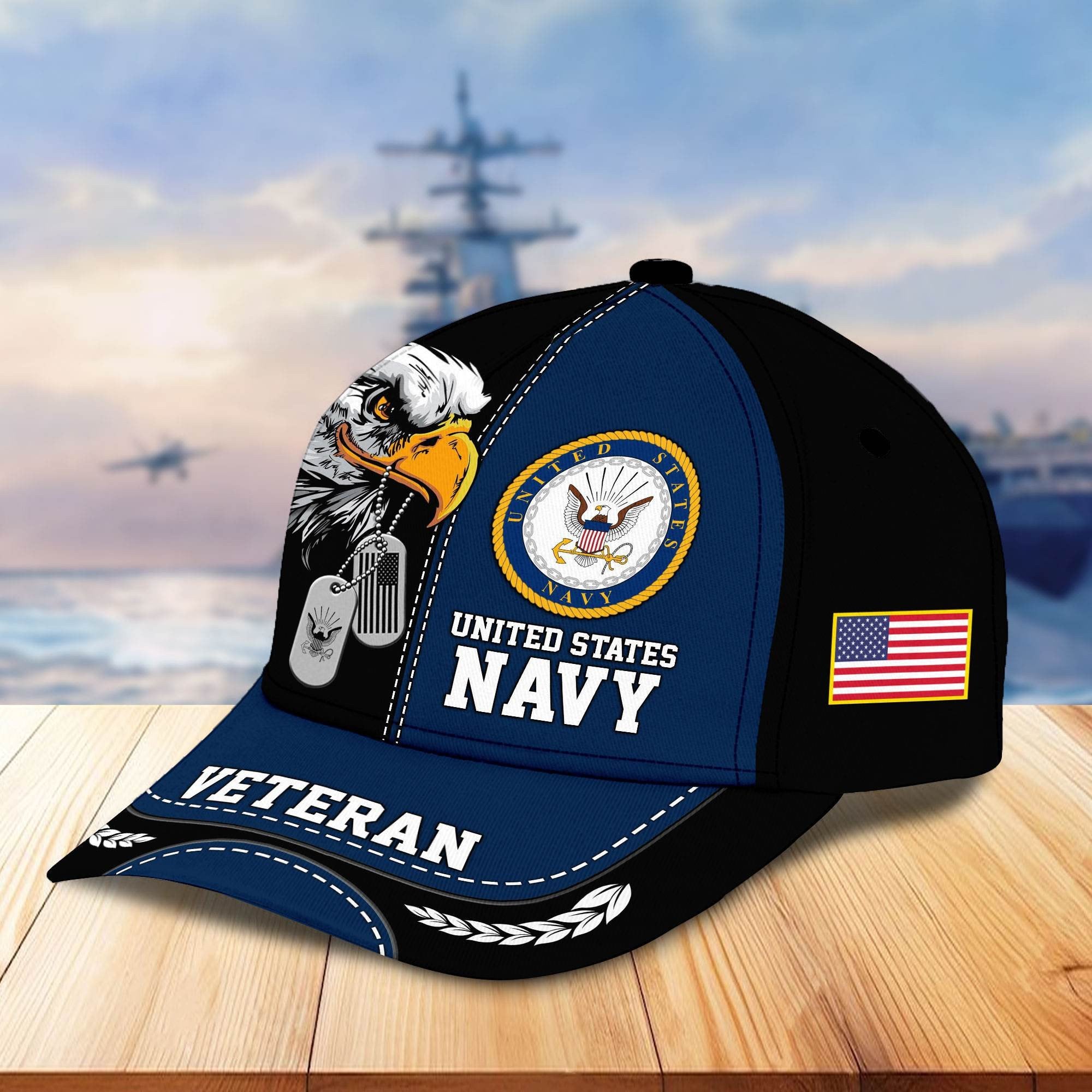 Premium US Veterans Cap BPHN270211, Gifts For US Veterans, Gifts On Father's Day, Armed Forces Day, Independence Day, Veterans Day.