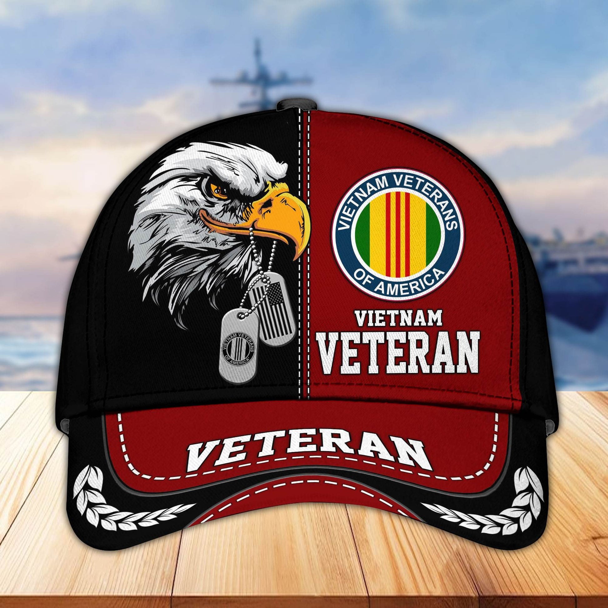 Premium US Veterans Cap BPHN270211, Gifts For US Veterans, Gifts On Father's Day, Armed Forces Day, Independence Day, Veterans Day.