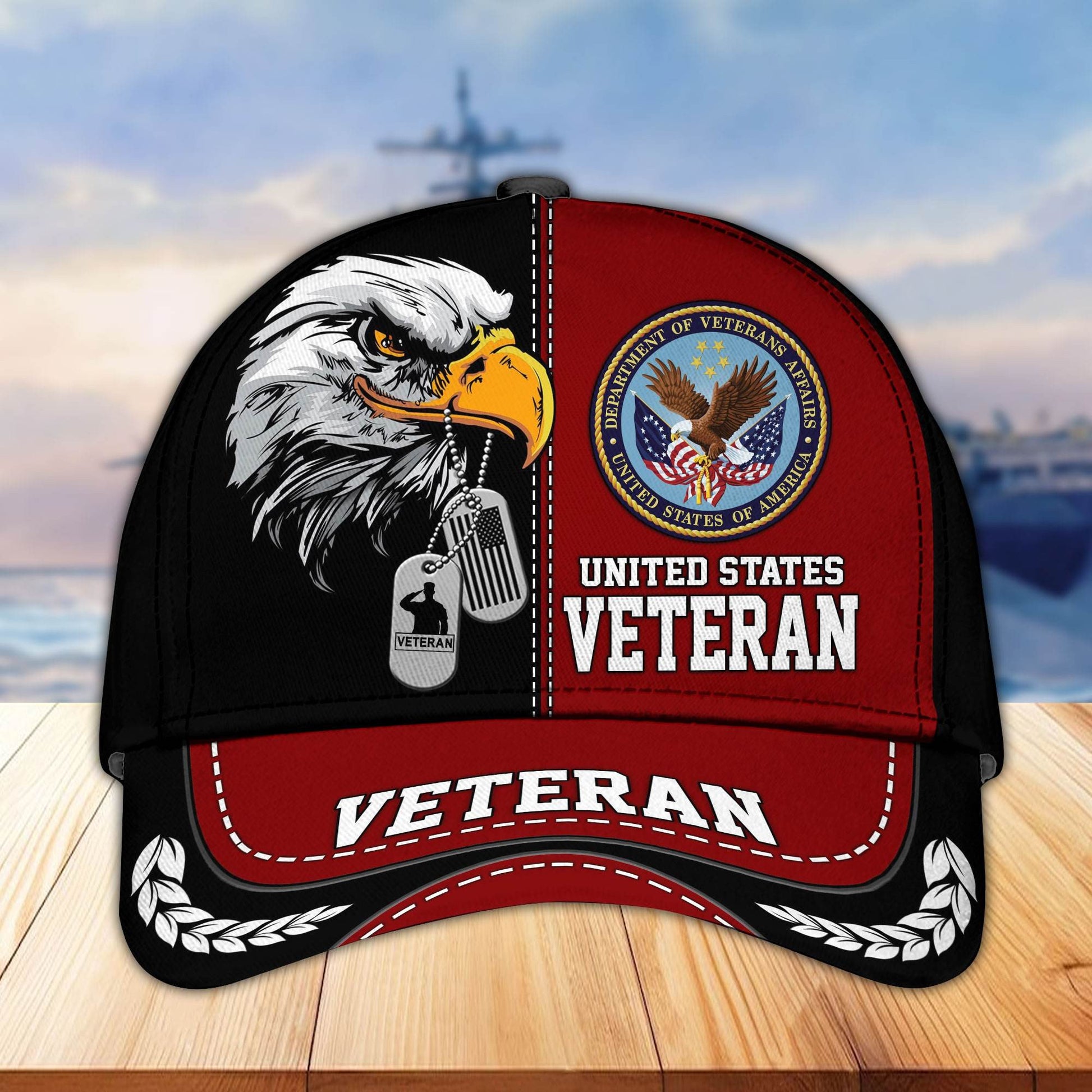 Premium US Veterans Cap BPHN270211, Gifts For US Veterans, Gifts On Father's Day, Armed Forces Day, Independence Day, Veterans Day.