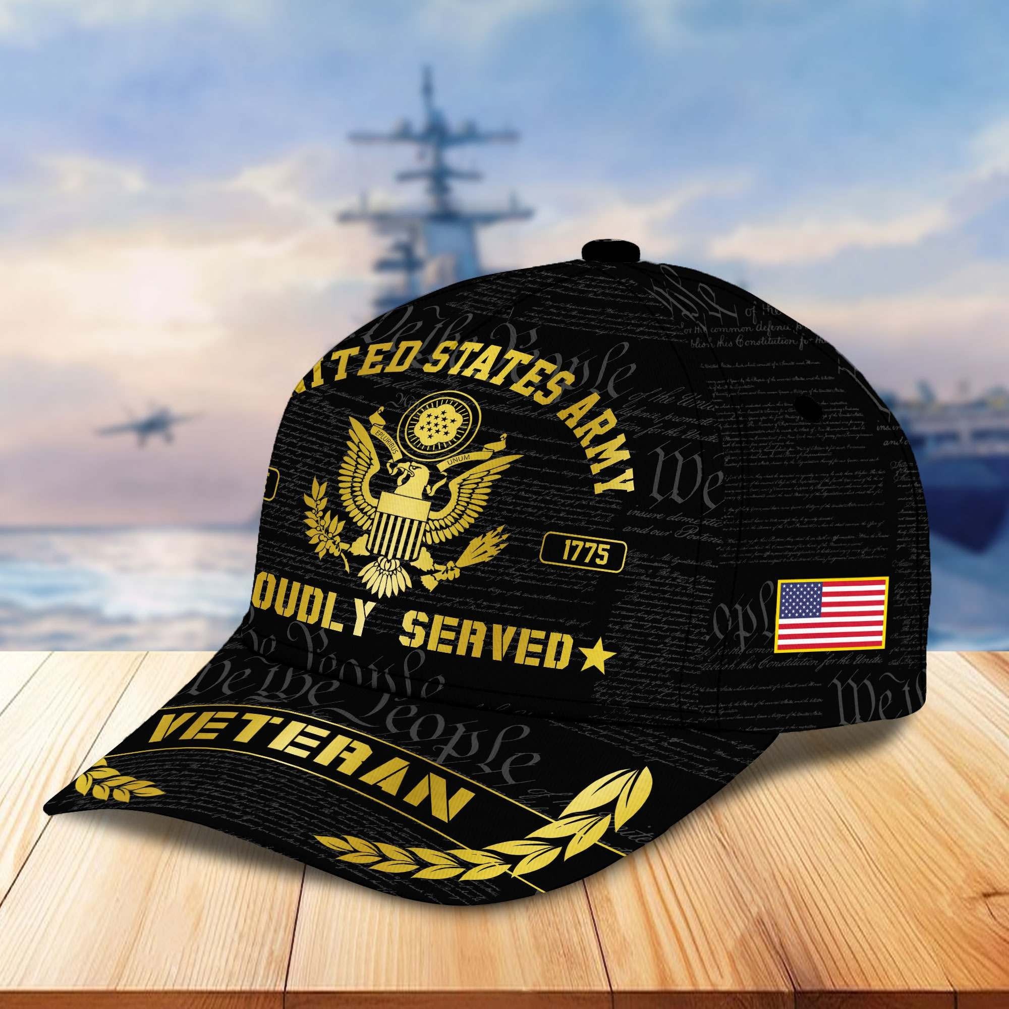 Premium US Veterans Cap BPHN040311, Gifts For US Veterans, Best Gifts On Father's Day, Armed Forces Day, Independence Day, Veterans Day.