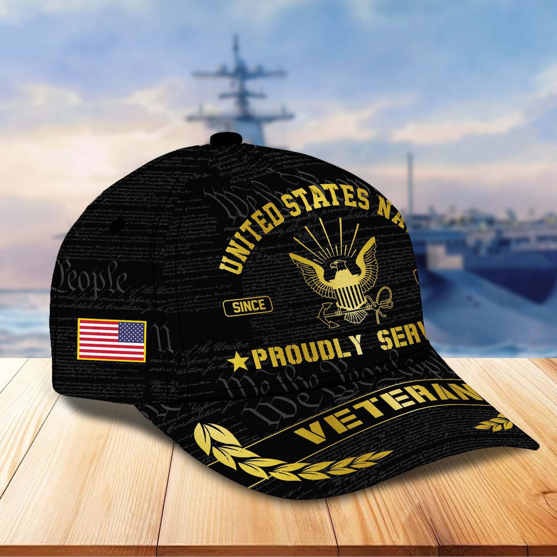 Premium US Veterans Cap BPHN040311, Gifts For US Veterans, Best Gifts On Father's Day, Armed Forces Day, Independence Day, Veterans Day.