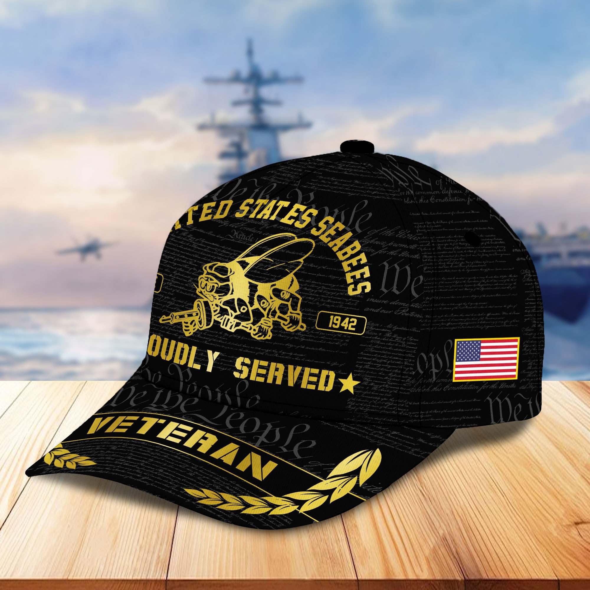 Premium US Veterans Cap BPHN040311, Gifts For US Veterans, Best Gifts On Father's Day, Armed Forces Day, Independence Day, Veterans Day.