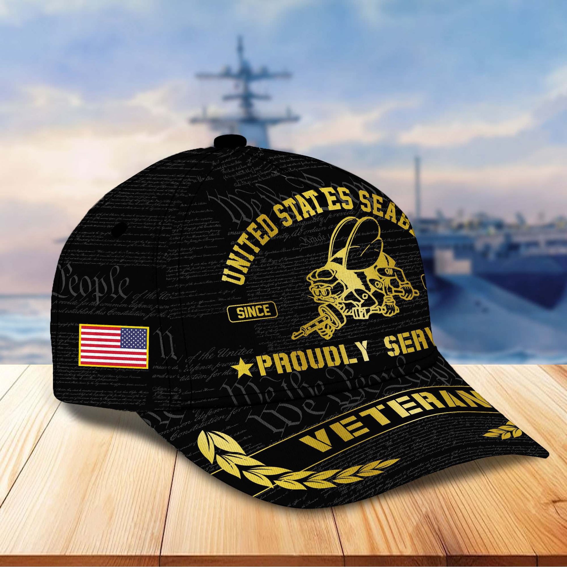 Premium US Veterans Cap BPHN040311, Gifts For US Veterans, Best Gifts On Father's Day, Armed Forces Day, Independence Day, Veterans Day.