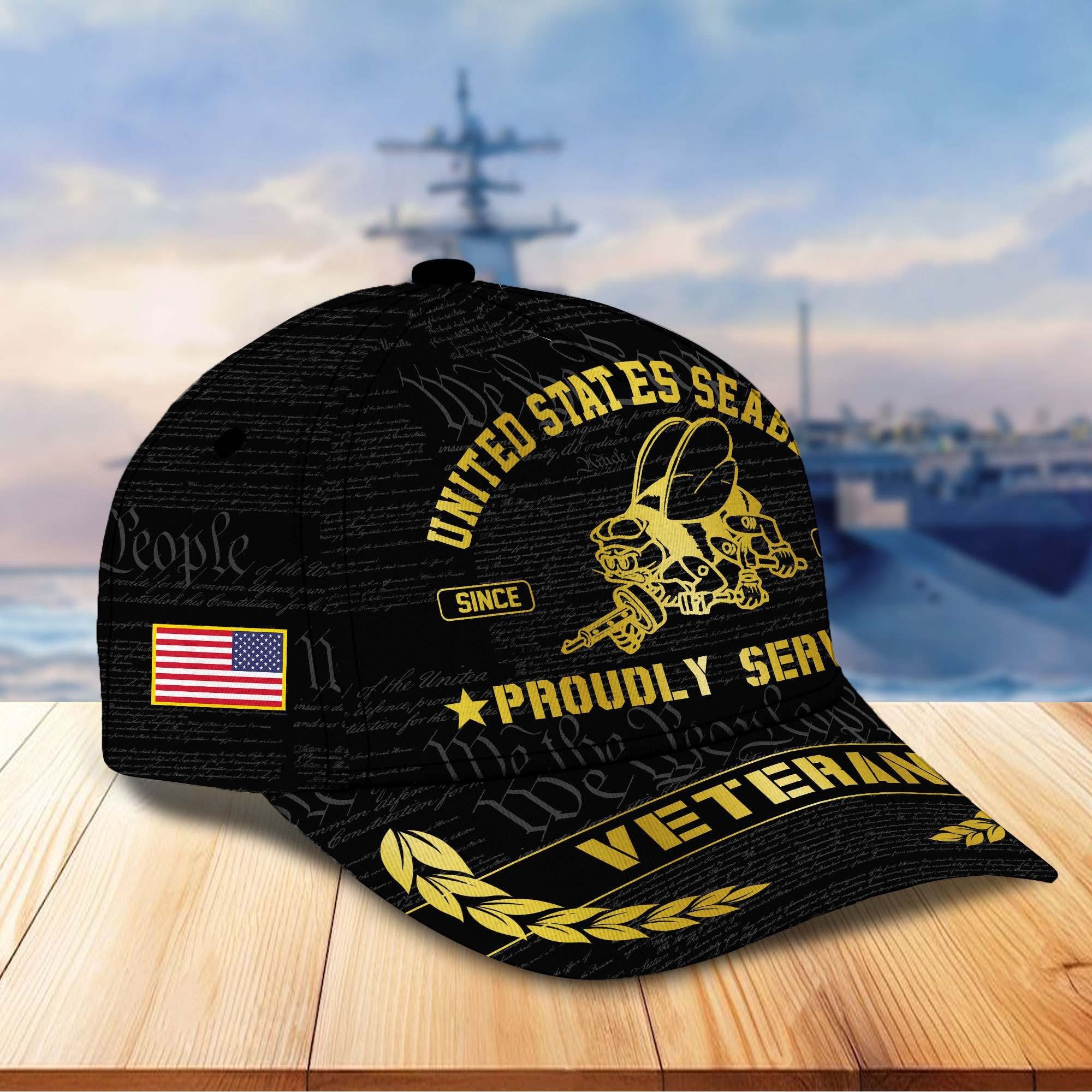 Premium US Veterans Cap BPHN040311, Gifts For US Veterans, Best Gifts On Father's Day, Armed Forces Day, Independence Day, Veterans Day.