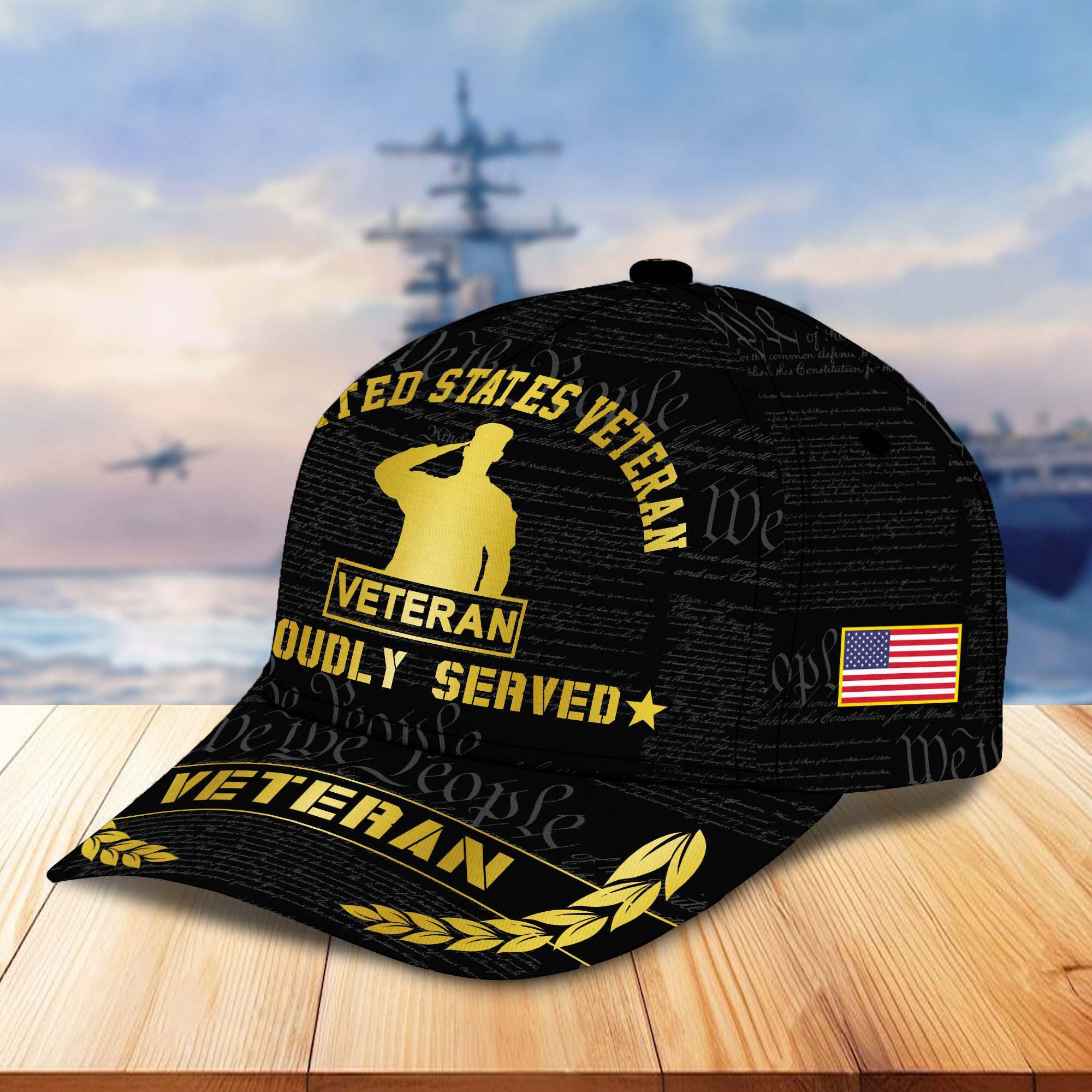 Premium US Veterans Cap BPHN040311, Gifts For US Veterans, Best Gifts On Father's Day, Armed Forces Day, Independence Day, Veterans Day.