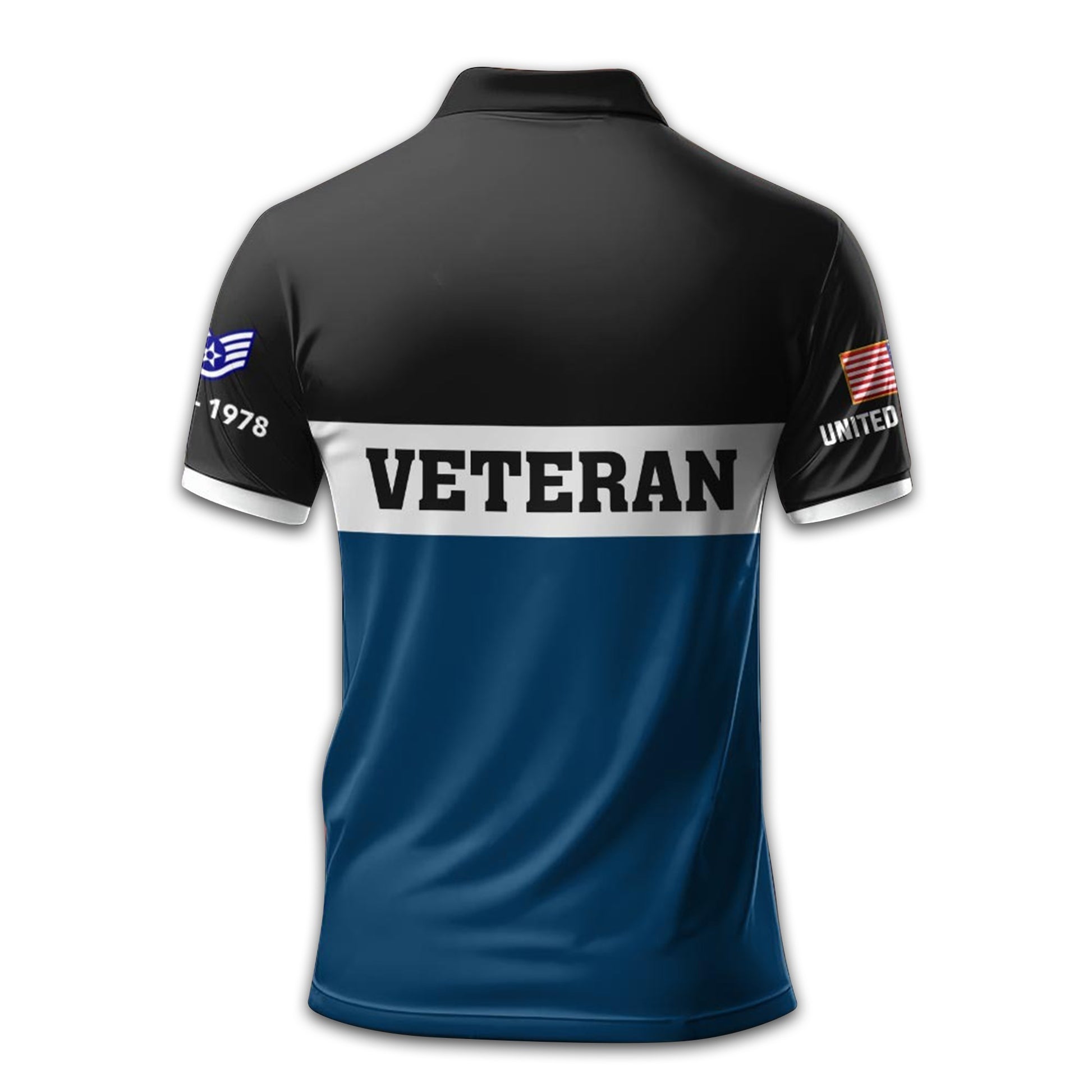 USAF Custom Polo Shirt VPVC213404, Gifts For Air Force Veteran, Best Gifts On Father's Day, Armed Forces Day, Independence Day, Veterans Day.