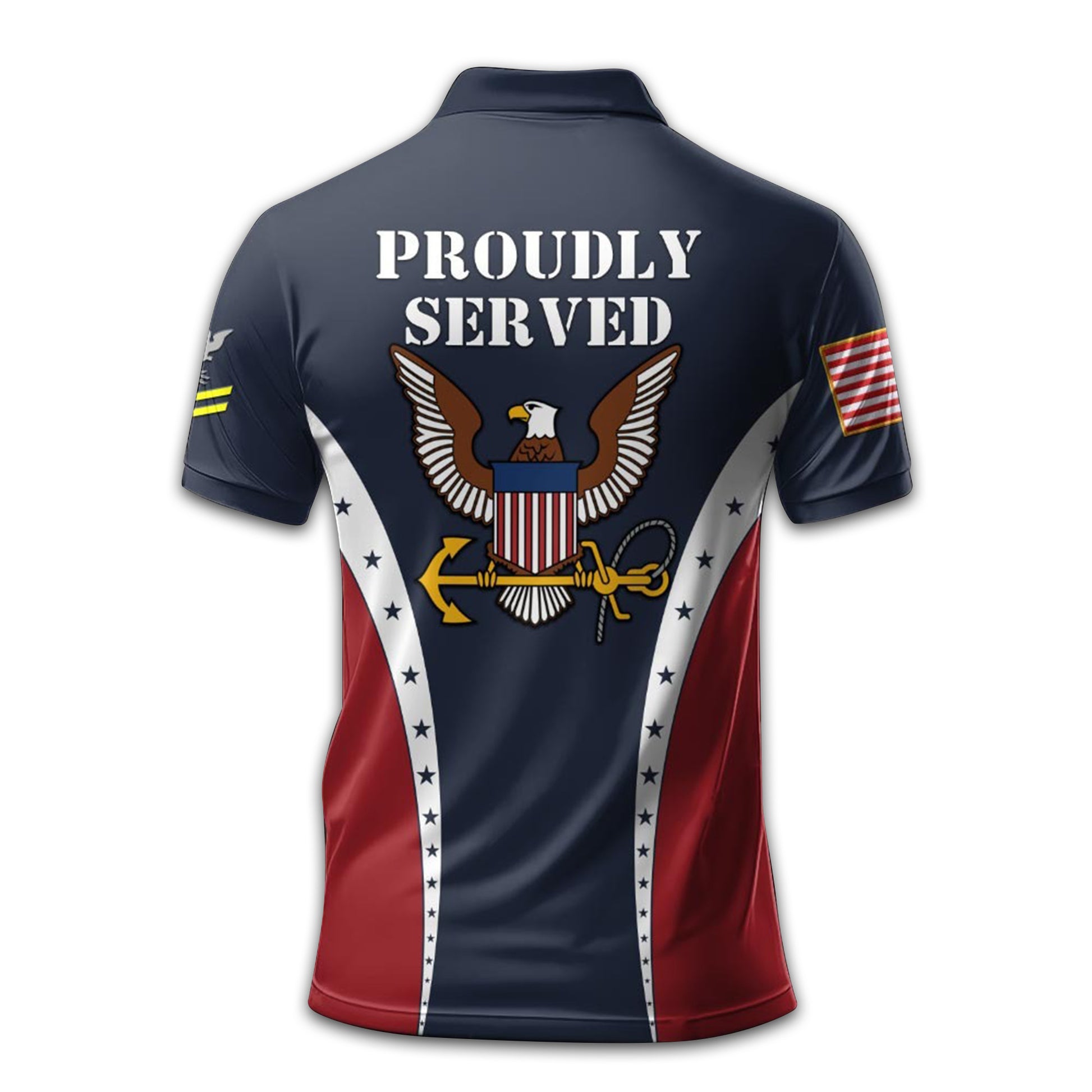 US Navy Custom Polo Shirt VPVC213607, Gifts For Navy Veteran, Best Gifts On Father's Day, Armed Forces Day, Independence Day, Veterans Day.