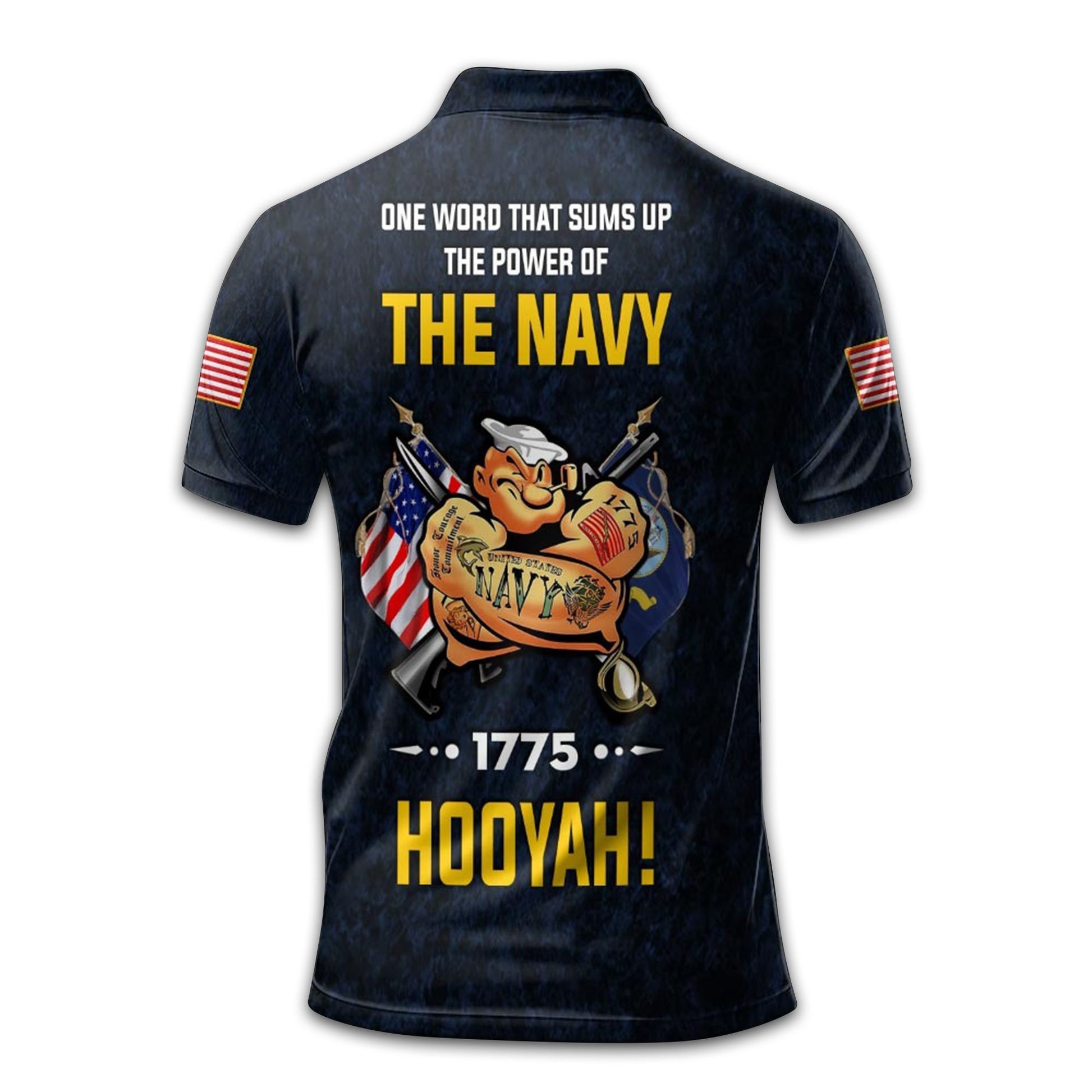 US Navy Custom Polo Shirt VPVC213902, Gifts For Navy Veteran, Best Gifts On Father's Day, Armed Forces Day, Independence Day, Veterans Day.