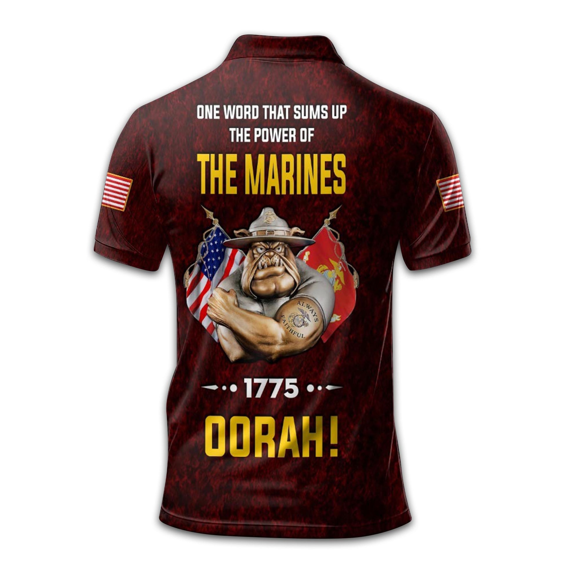 USMC Custom Polo Shirt VPVC213903, Gifts For Marine Veteran, Best Gifts On Father's Day, Armed Forces Day, Independence Day, Veterans Day.